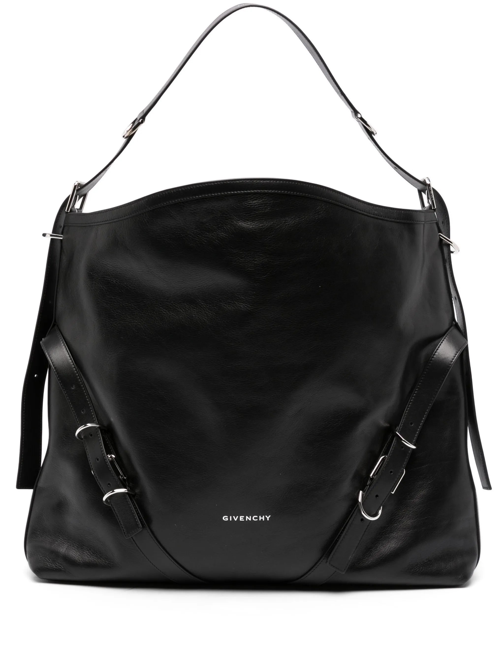 large Voyou leather shoulder bag