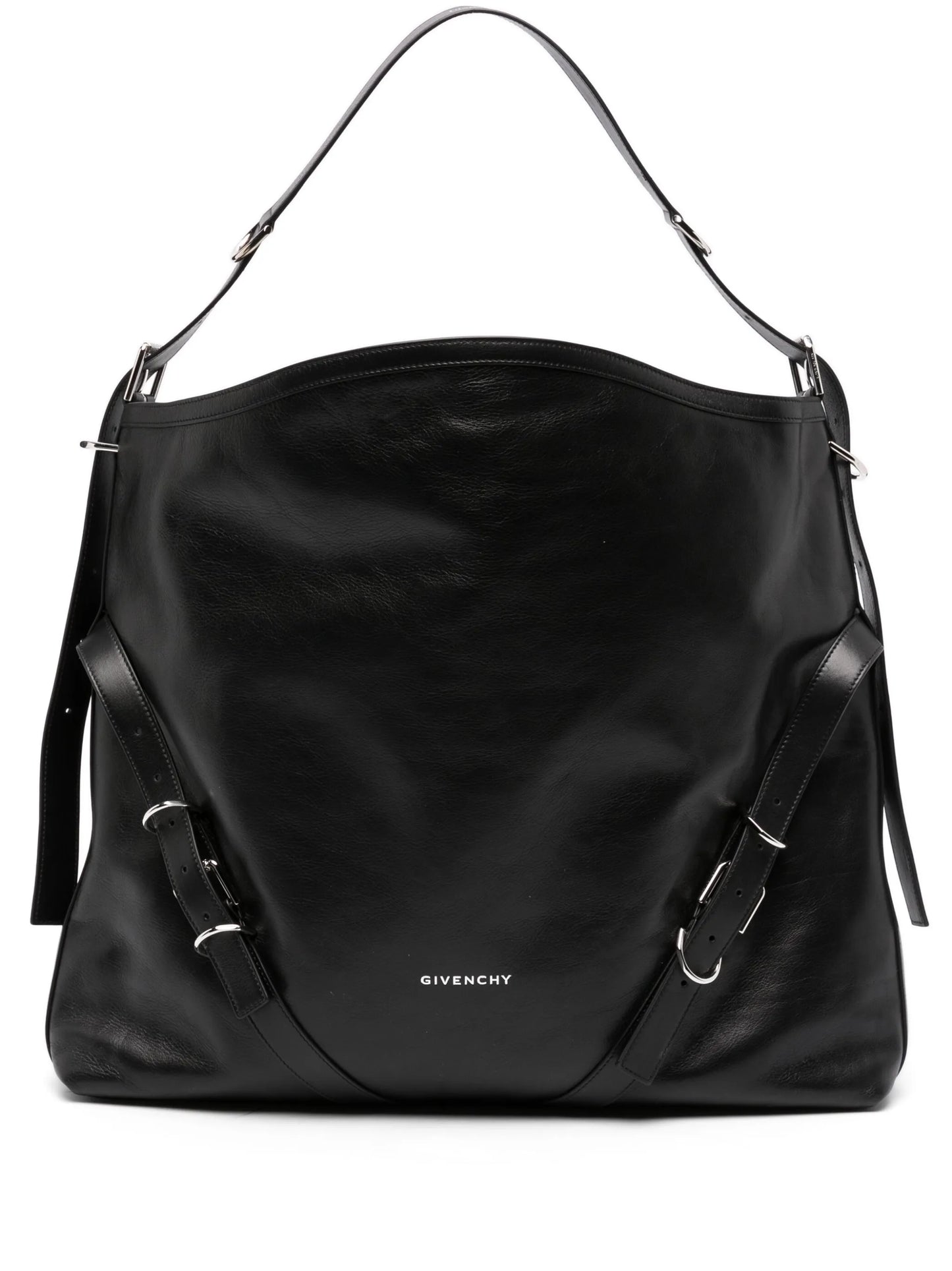 large Voyou leather shoulder bag