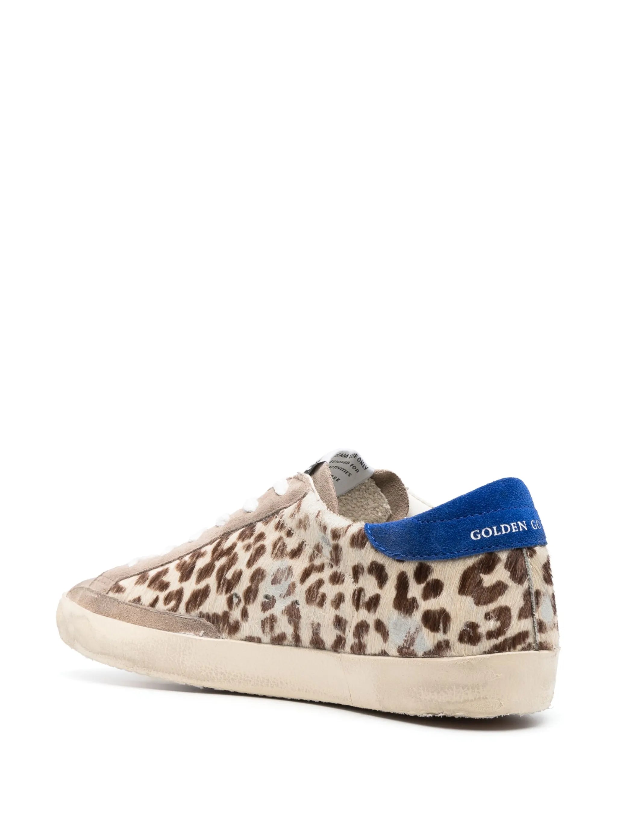 star-patch lace-up sneakers