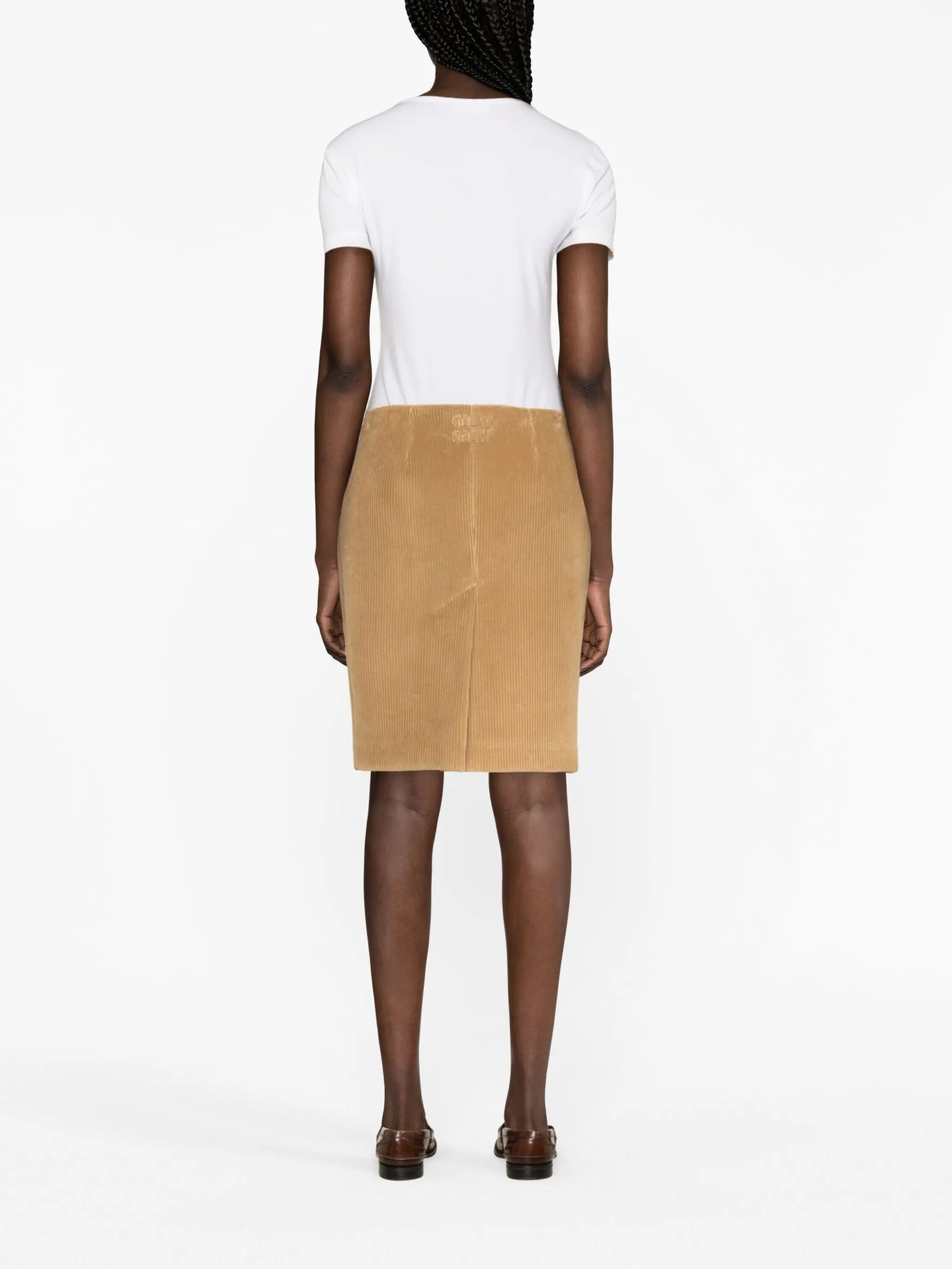 corduroy pencil skirt