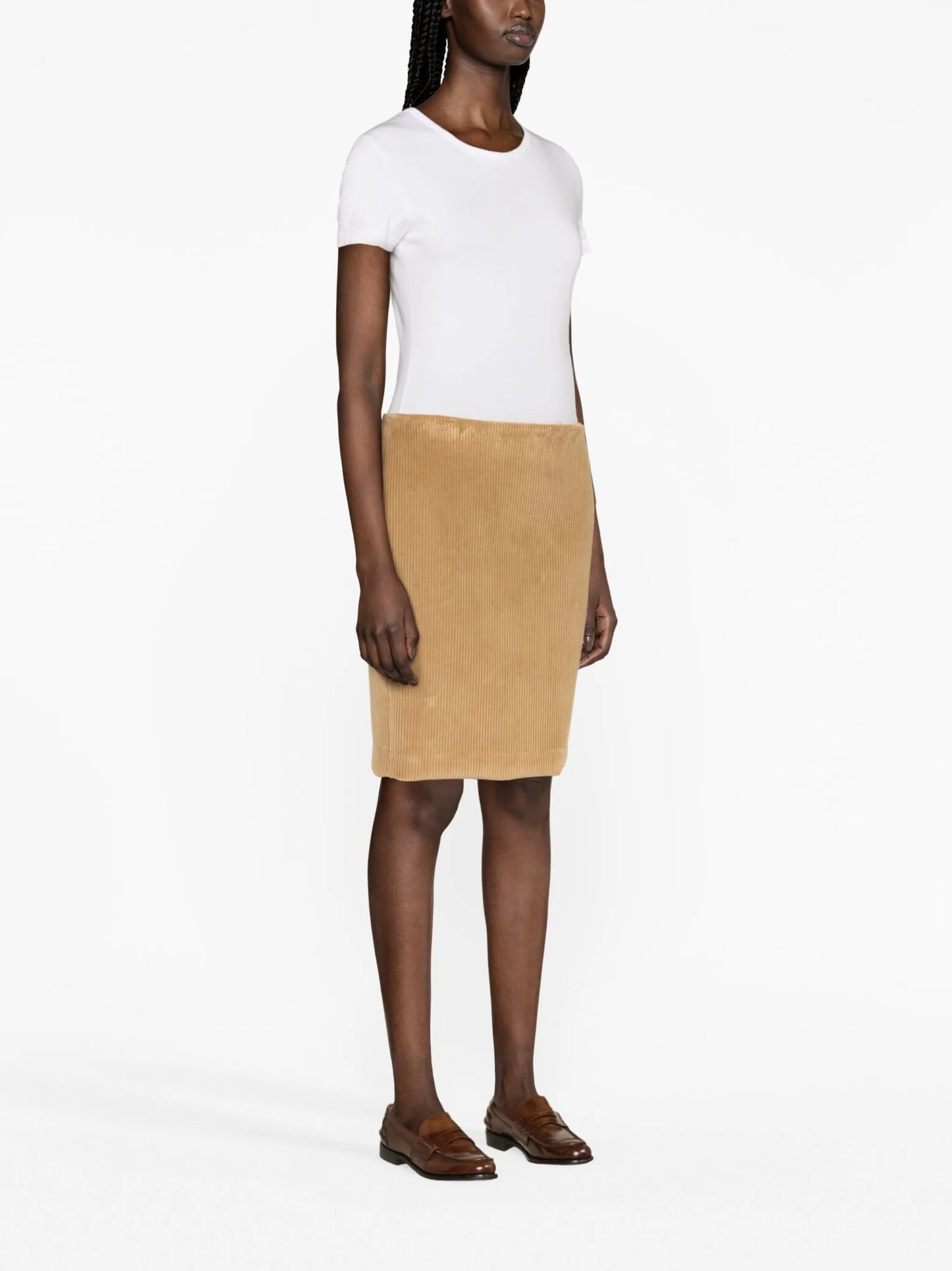 corduroy pencil skirt