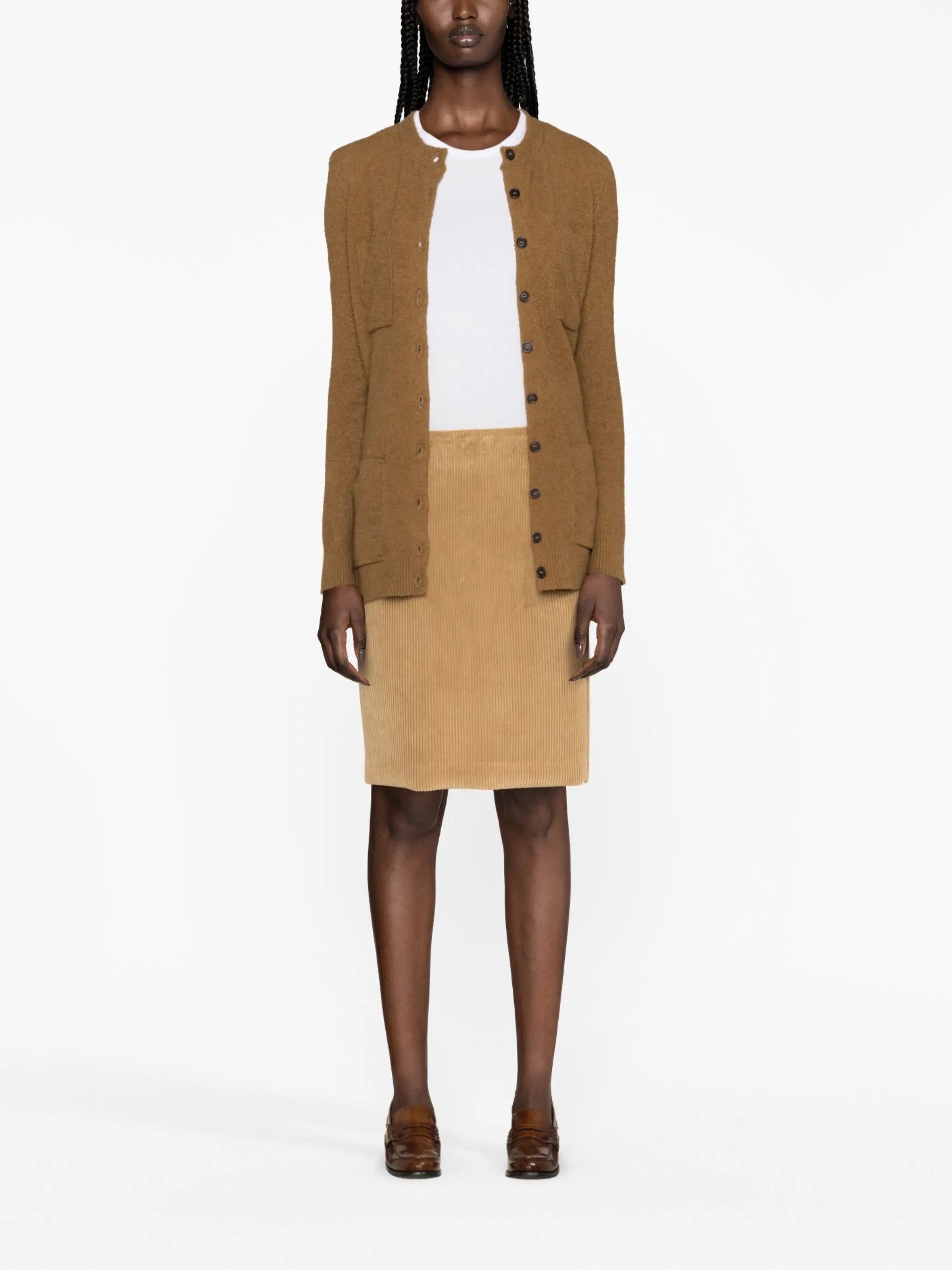 corduroy pencil skirt