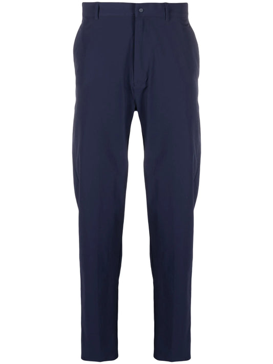 Athletic logo-print chino trousers
