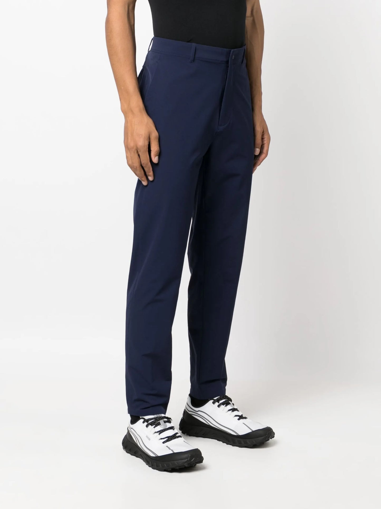 Athletic logo-print chino trousers