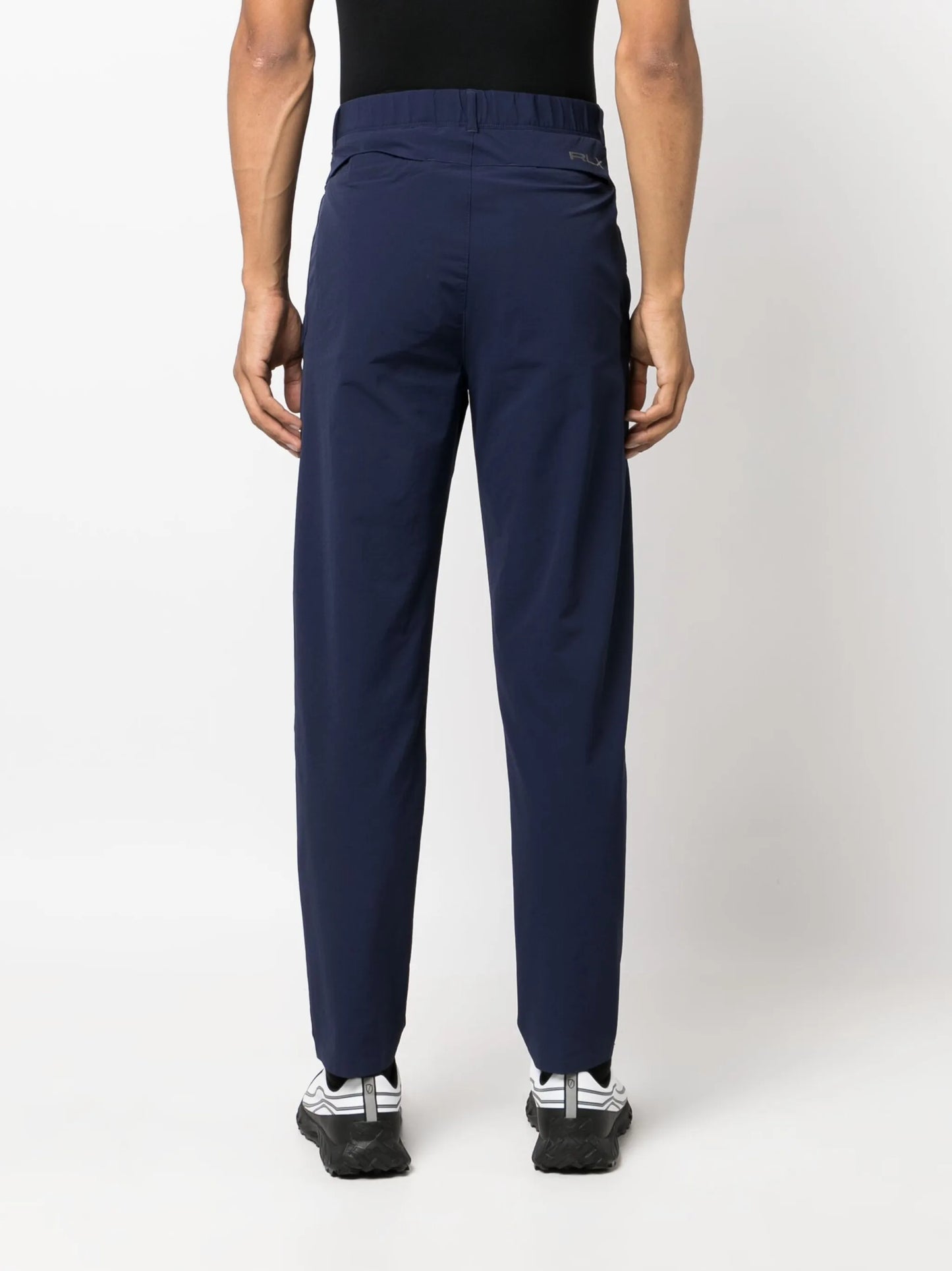 Athletic logo-print chino trousers