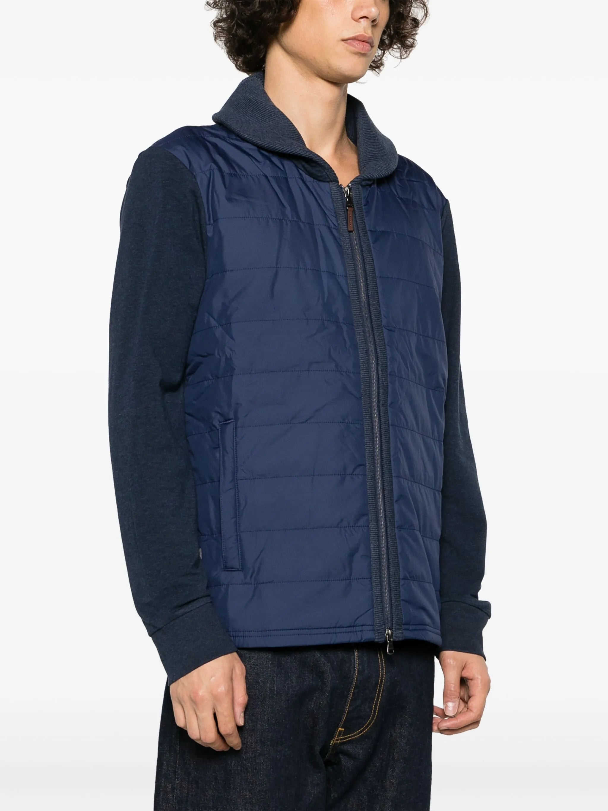 hybrid padded jacket