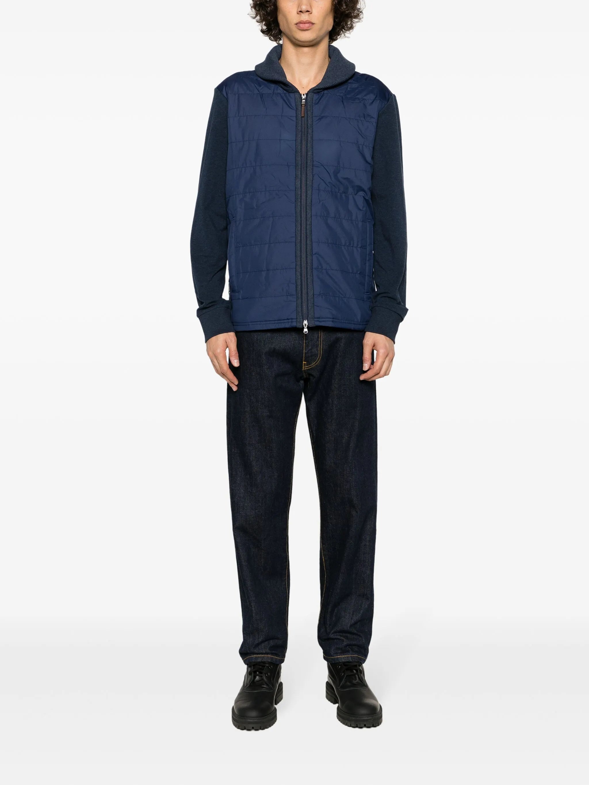 hybrid padded jacket