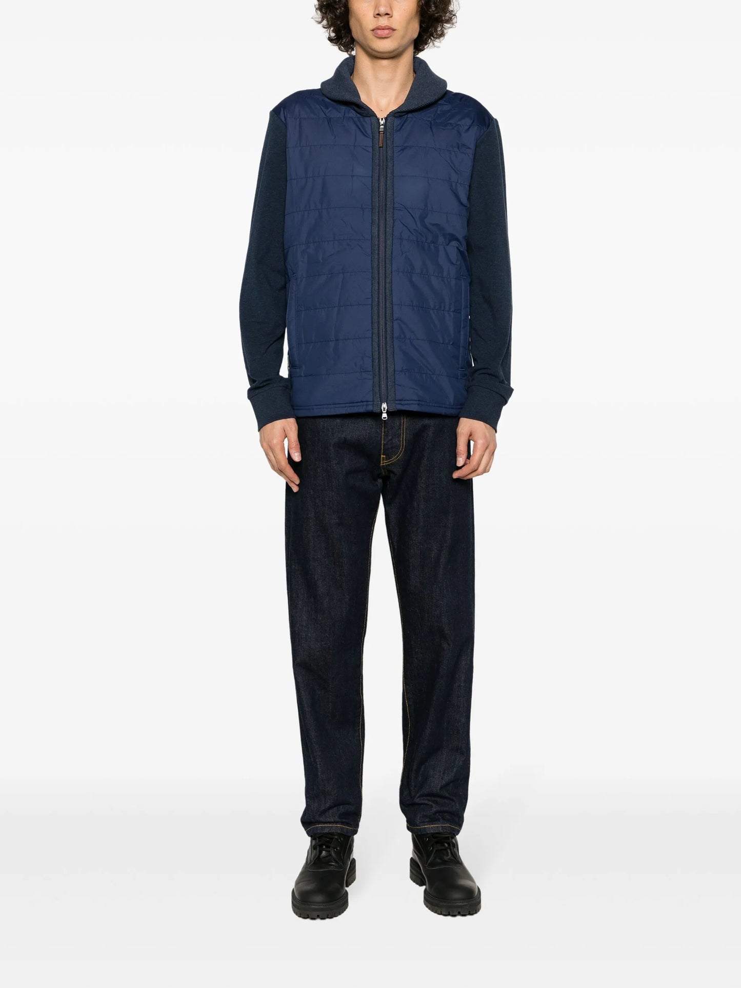 hybrid padded jacket