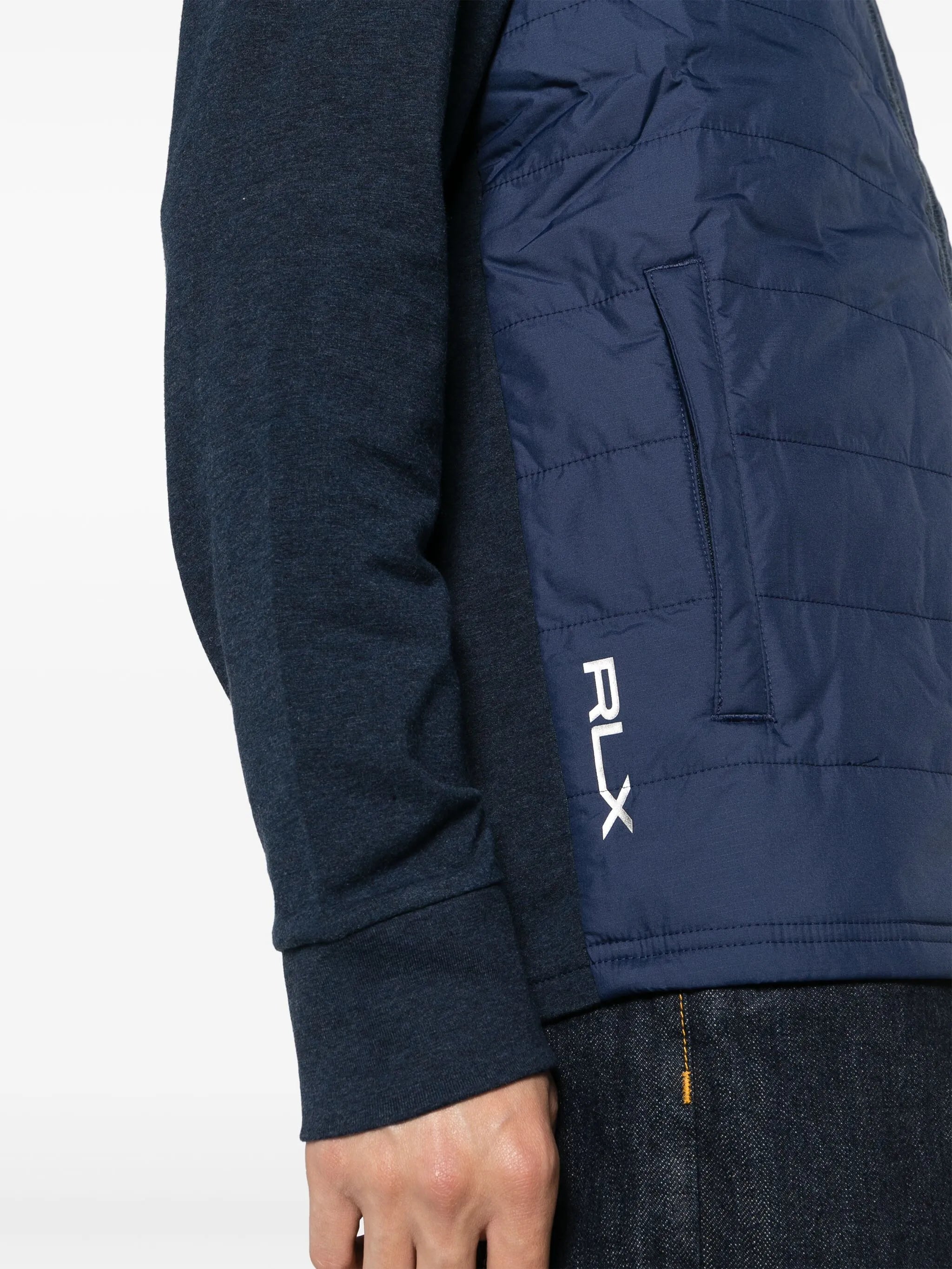 hybrid padded jacket