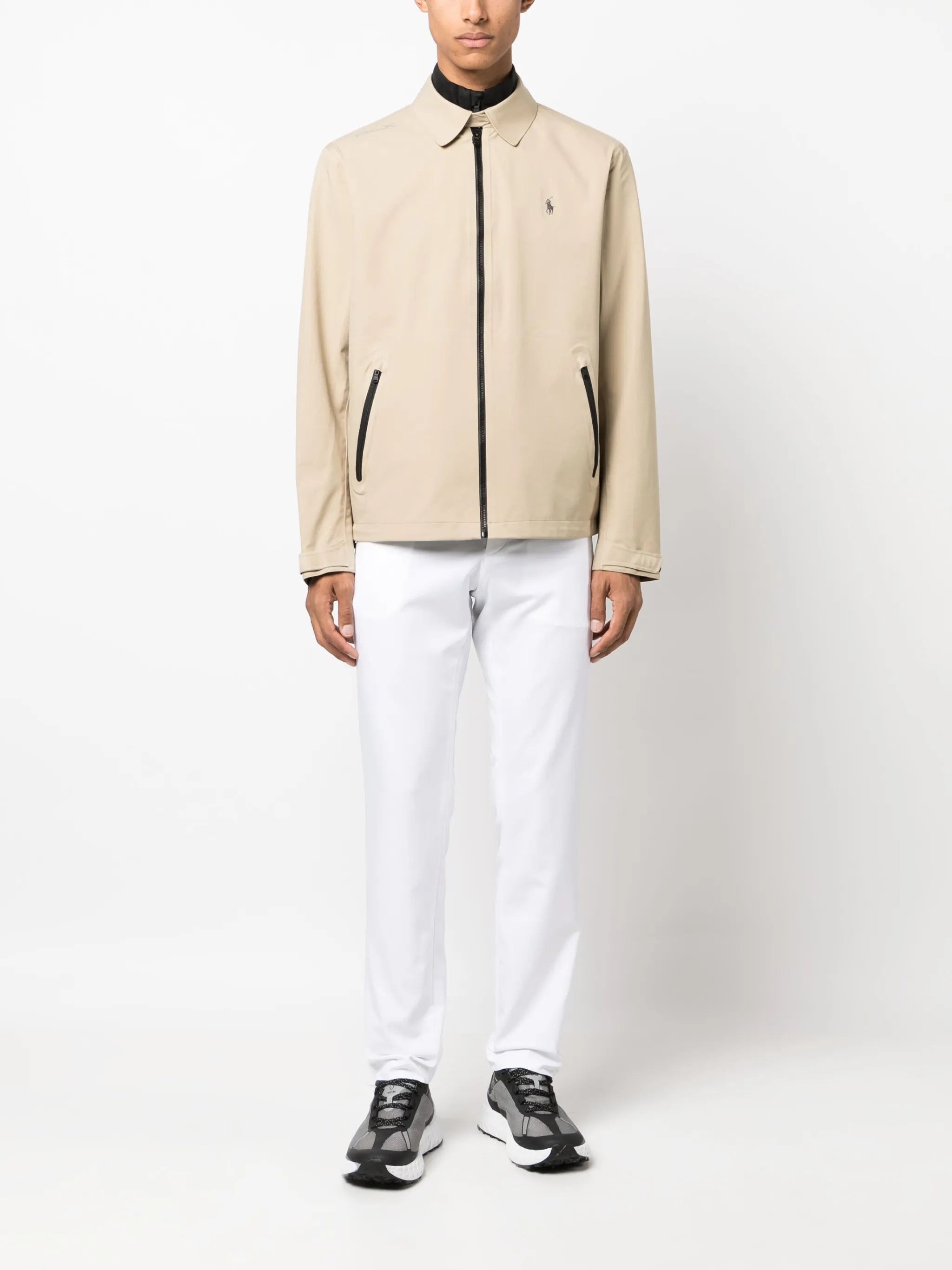 Ace Polo Pony-motif windbreaker jacket