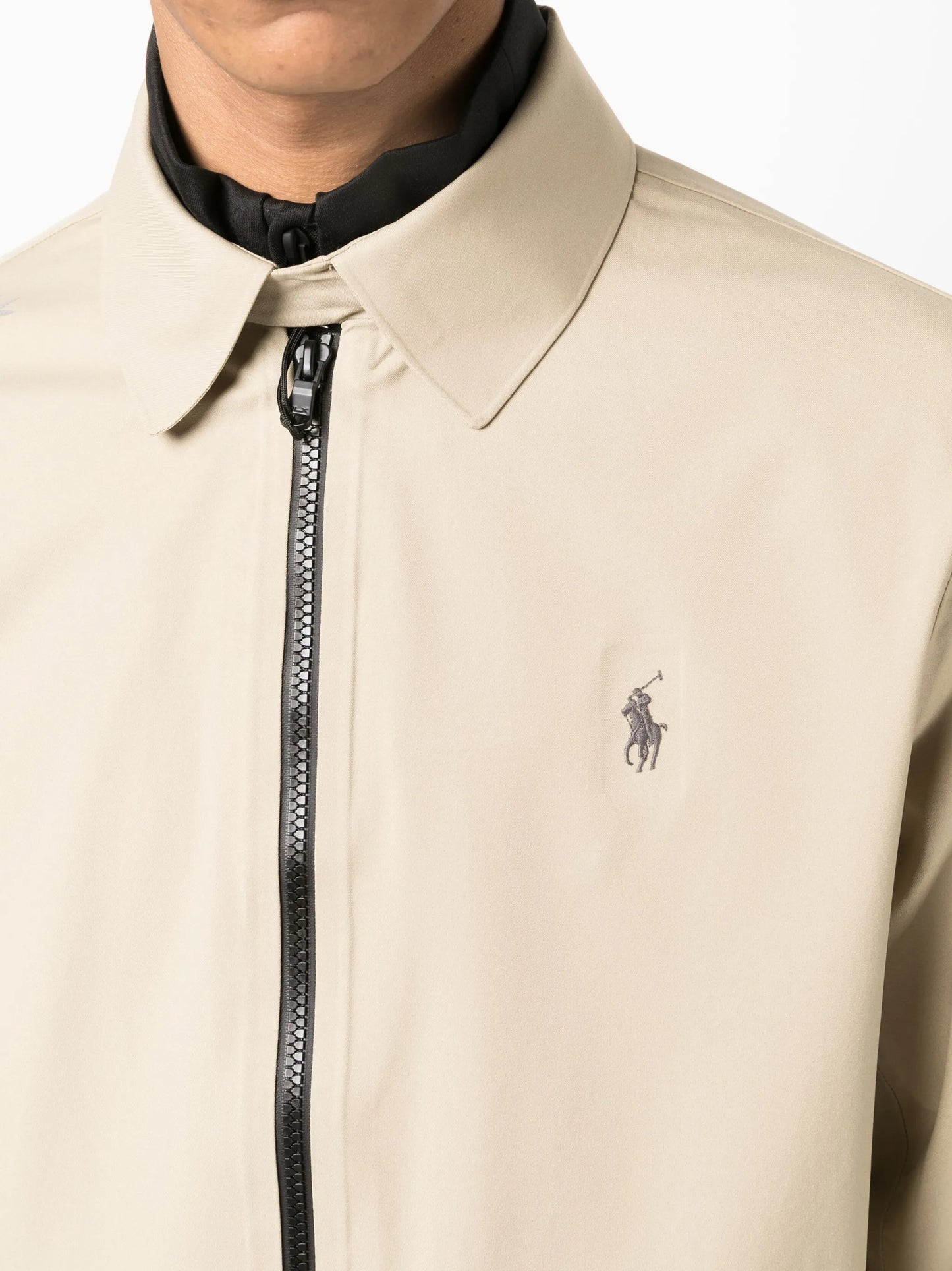 Ace Polo Pony-motif windbreaker jacket