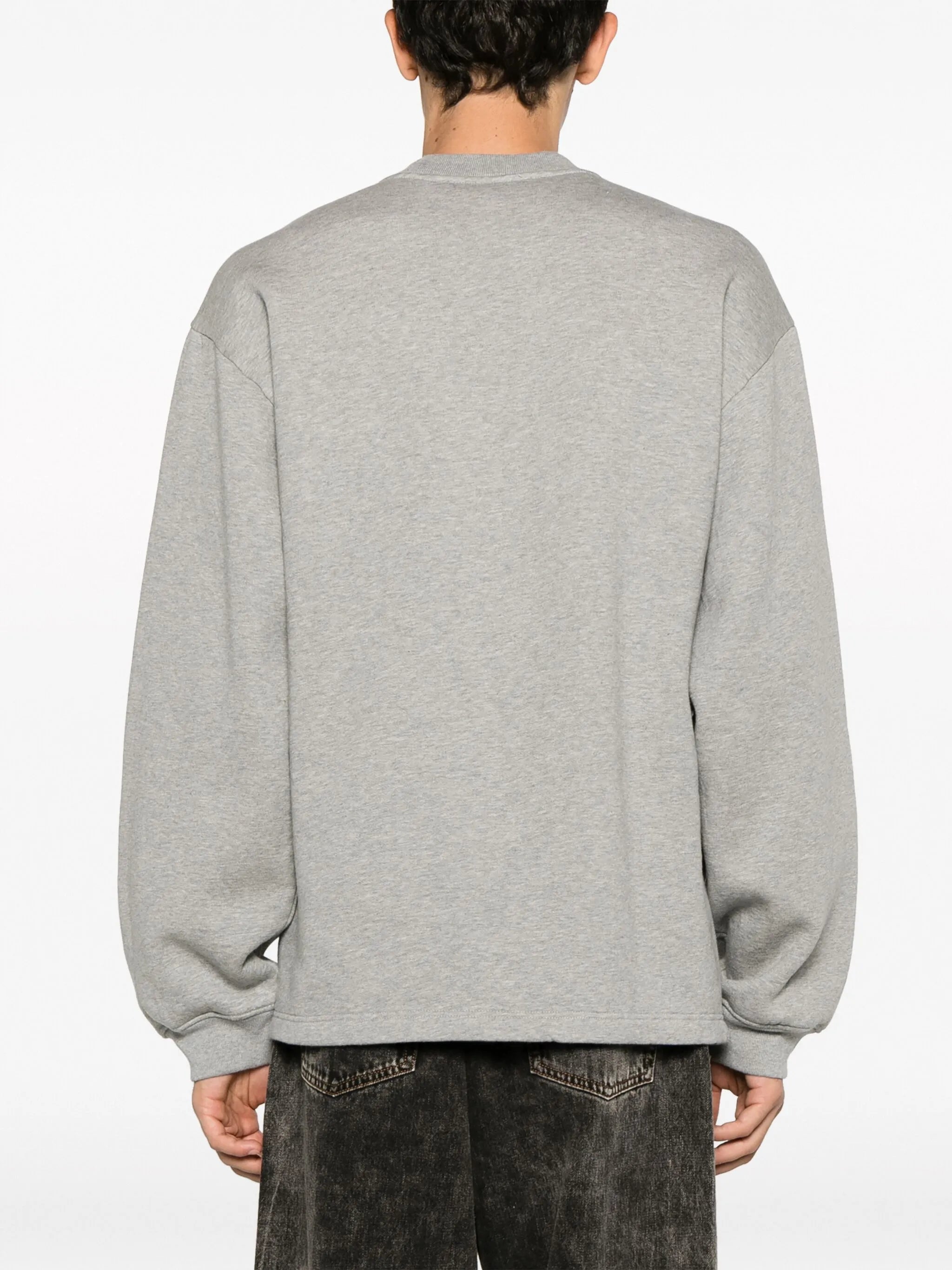 Paris' Best distressed cotton sweatshirt