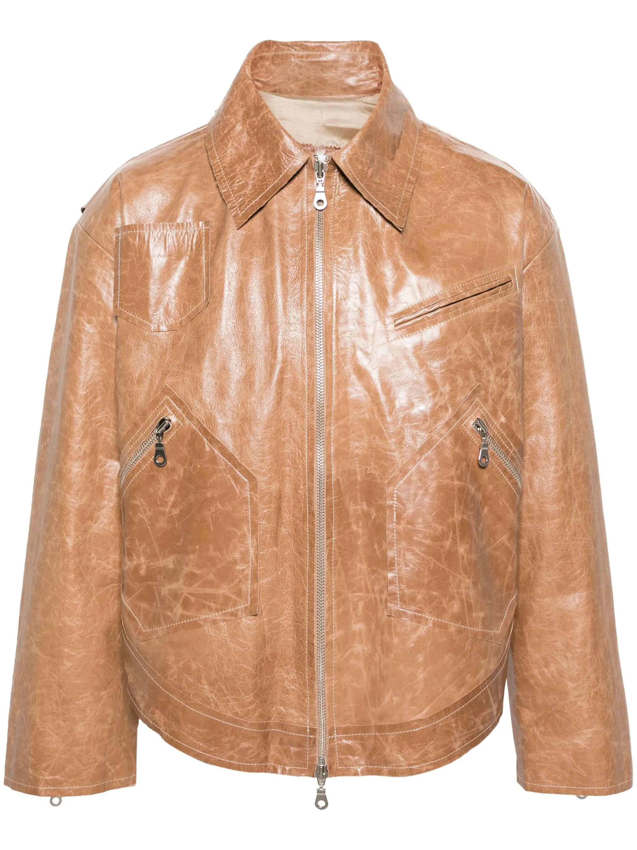 Rider leather jacket