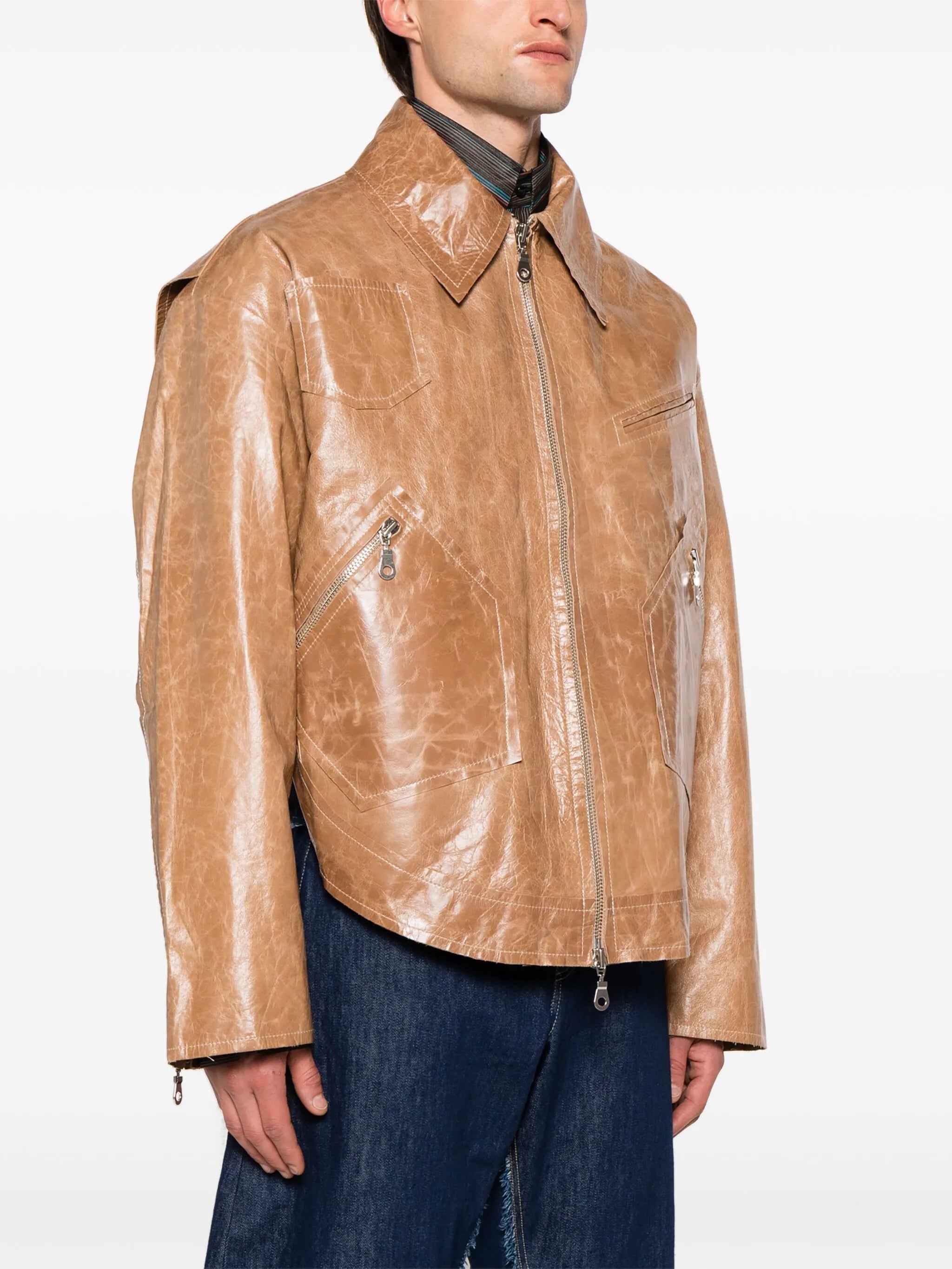 Rider leather jacket