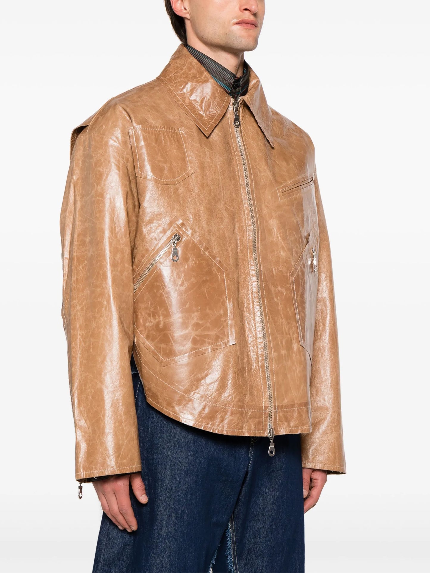 Rider leather jacket