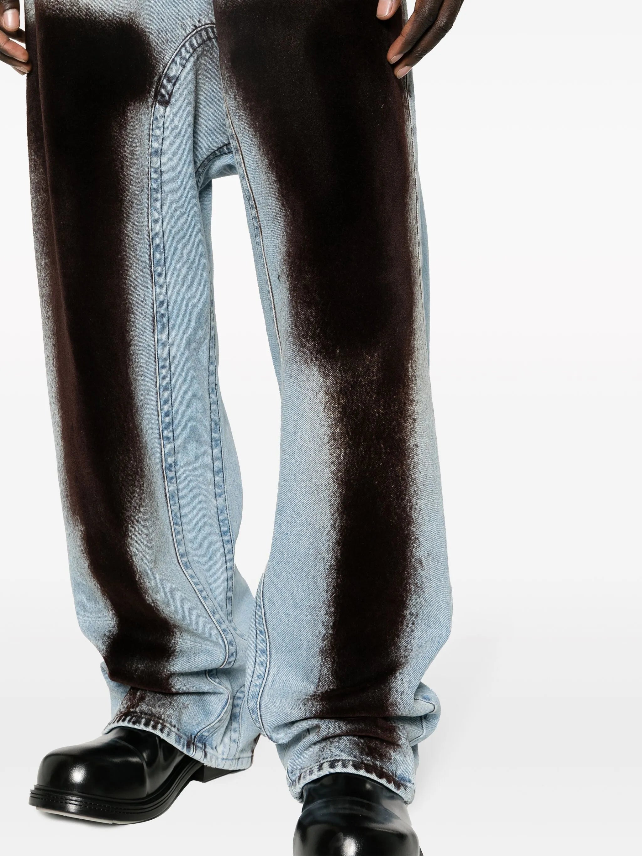 Souffle wide-leg jeans