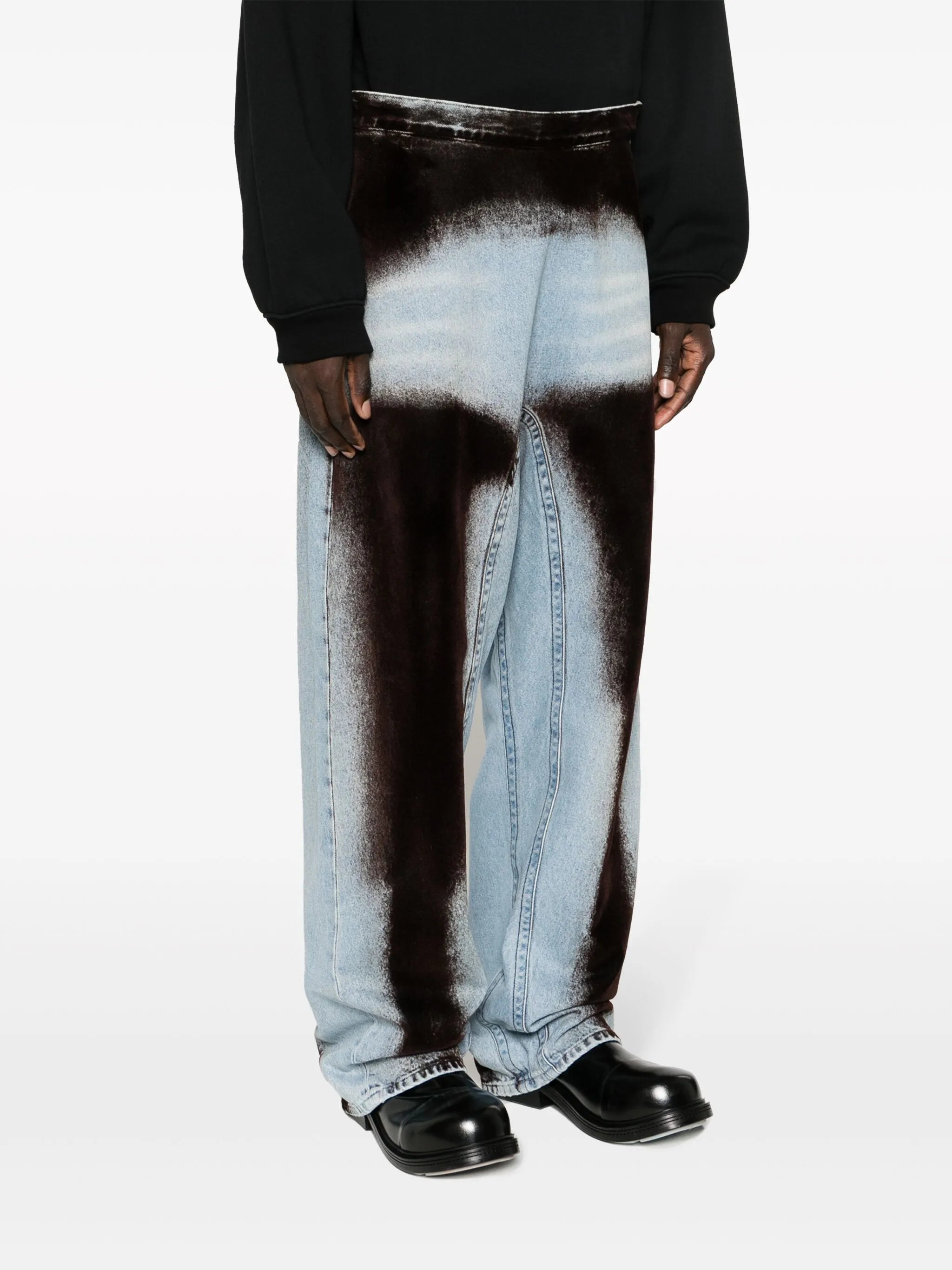 Souffle wide-leg jeans