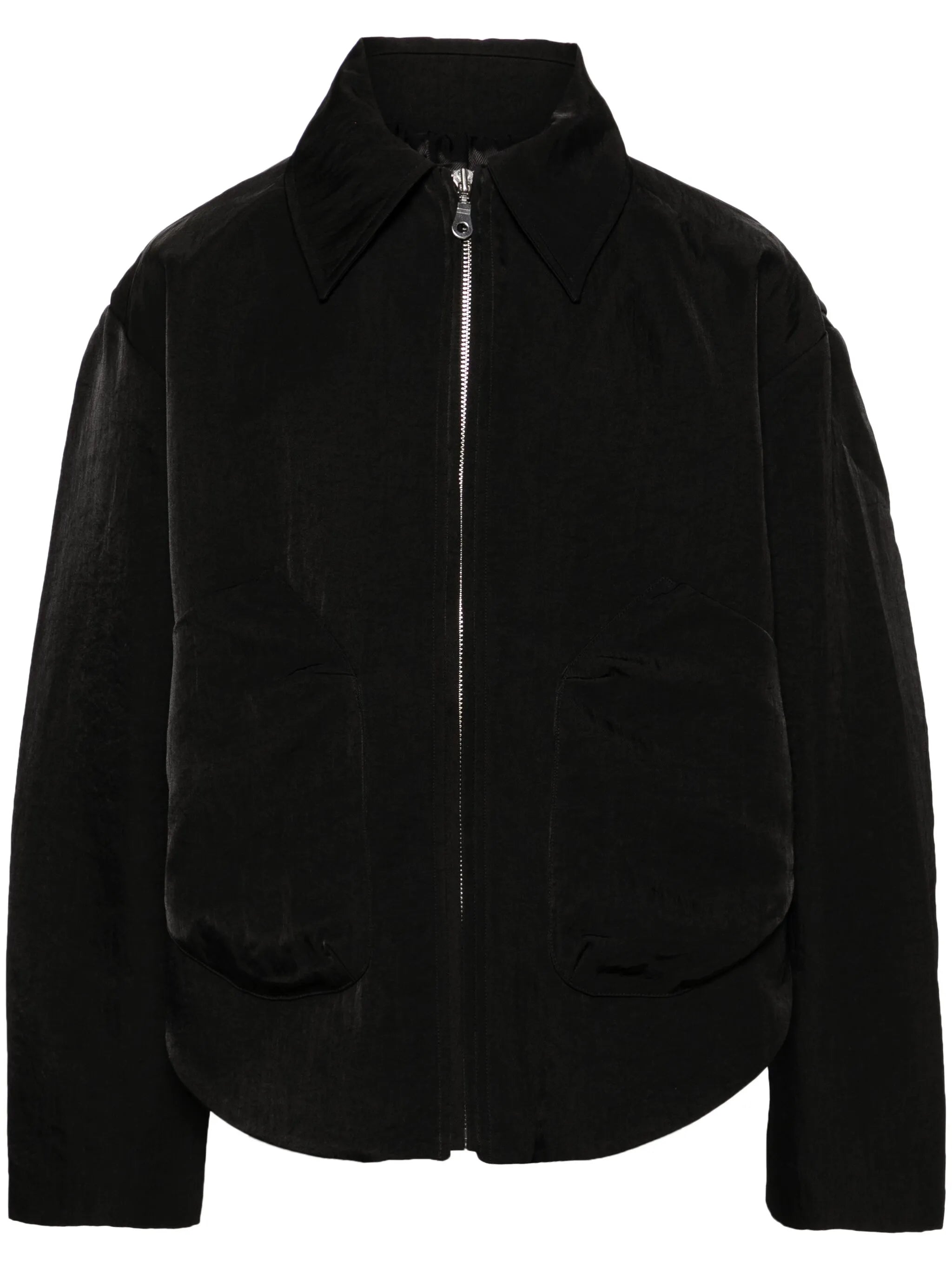 Larent drop-shoulder bomber jacket