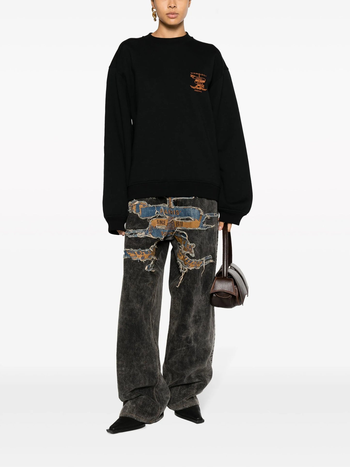 Best Patch wide-leg jeans