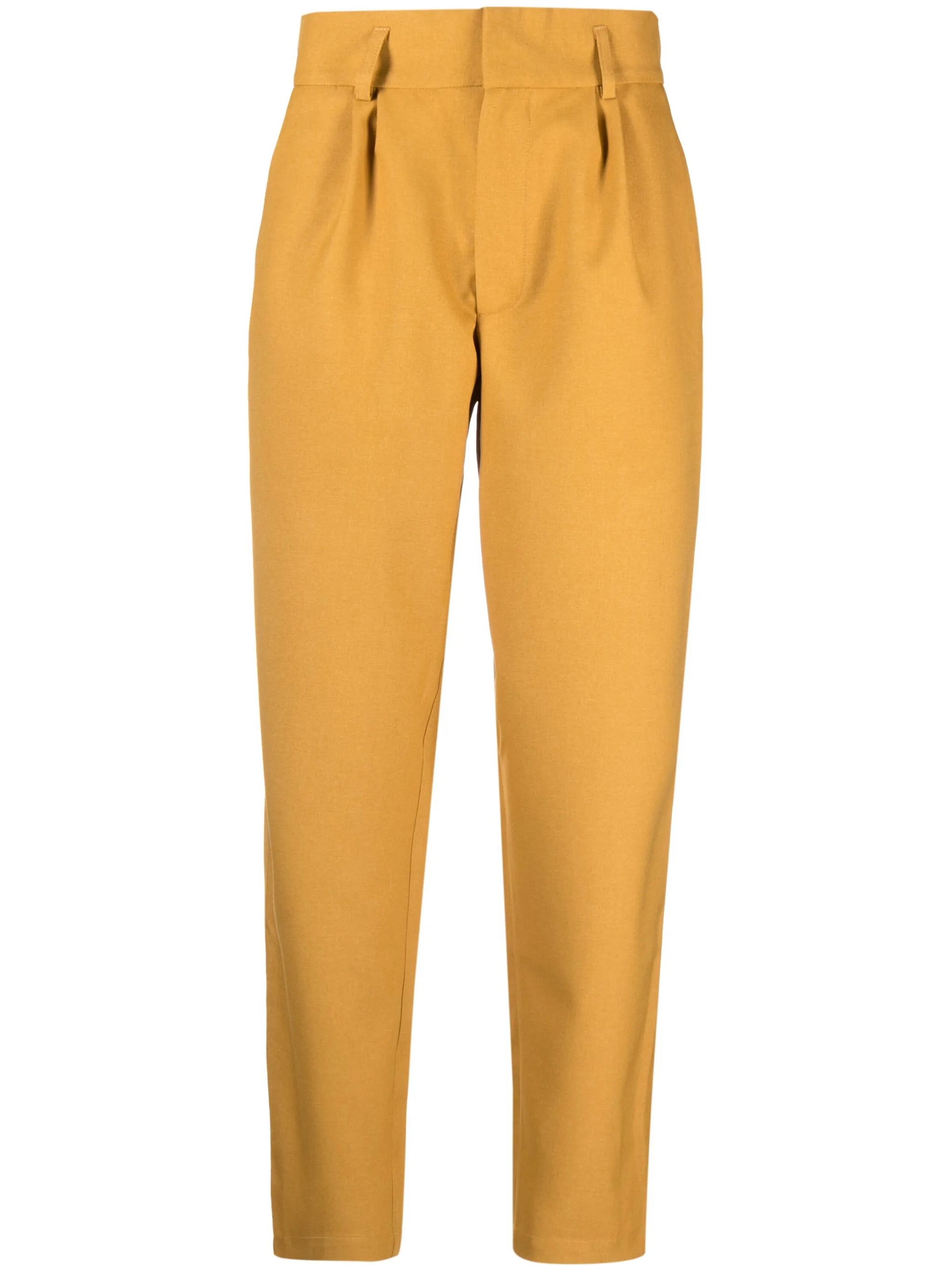 pleat-detail tailored trousers