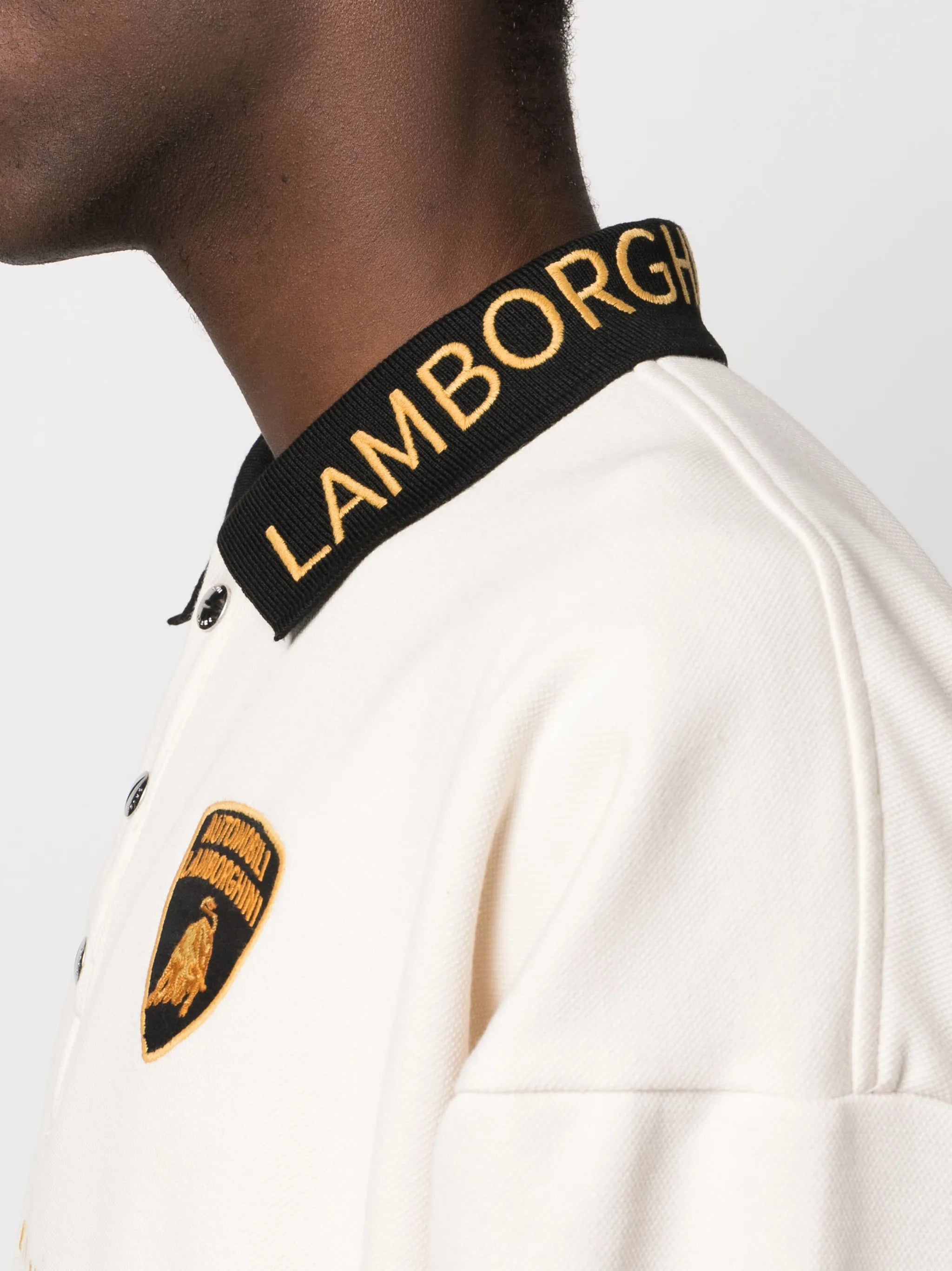 Automobili long-sleeved polo shirt