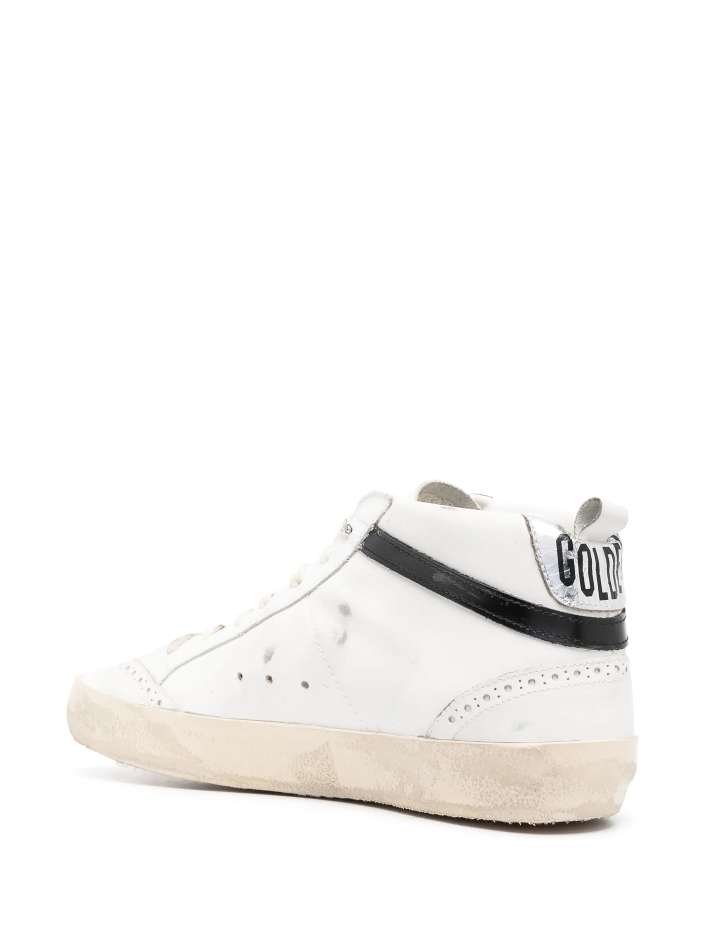 star-patch lace-up sneakers