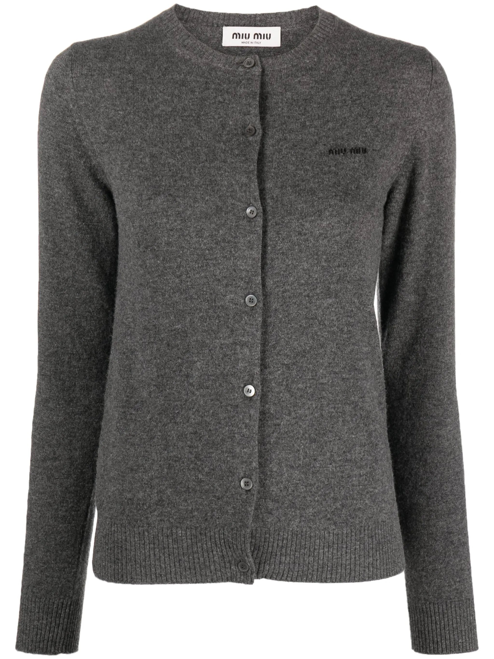 cashmere knit cardigan