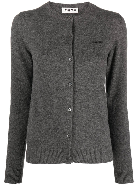 cashmere knit cardigan