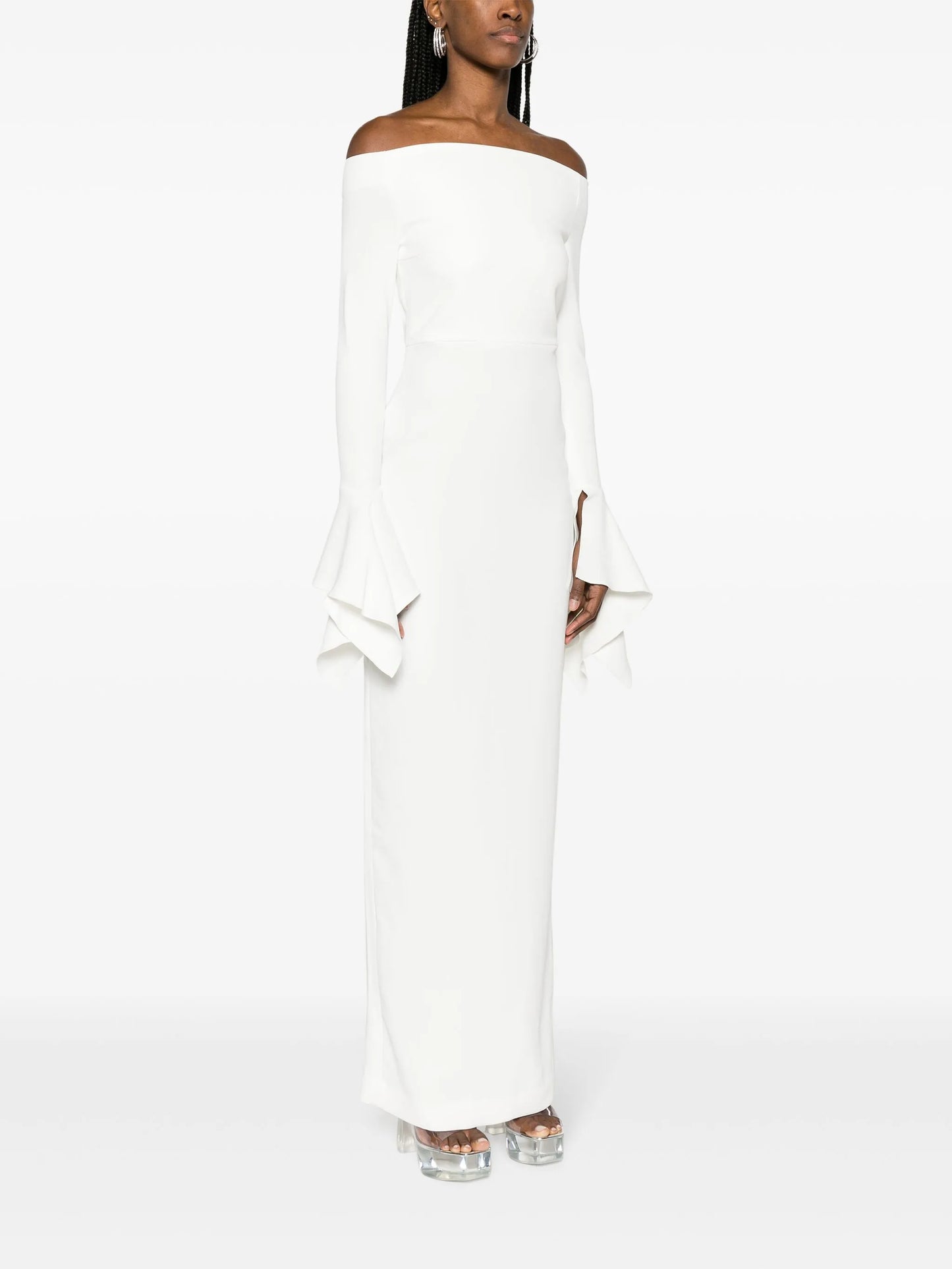 The Amalie off-shoulder dress