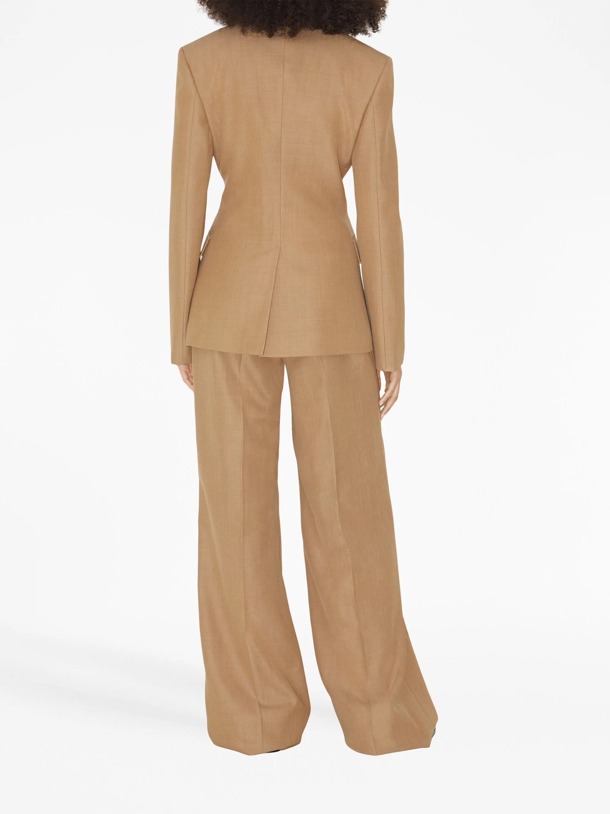 single-breasted wool blazer