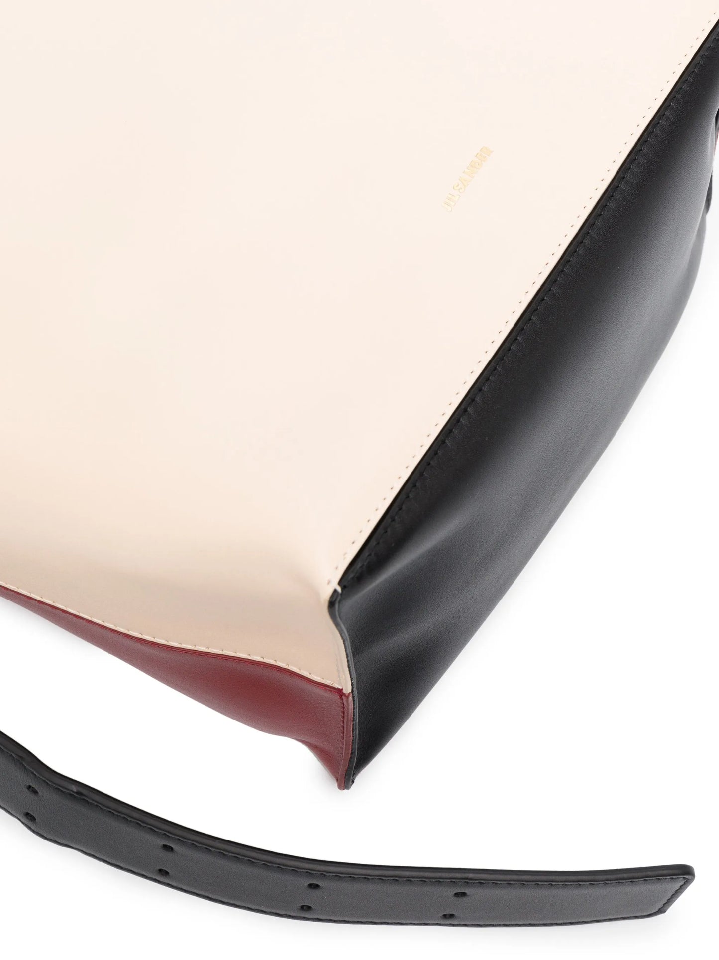 Cannolo colourblock leather tote bag