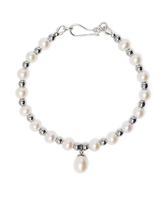 beaded pearl bracelet
