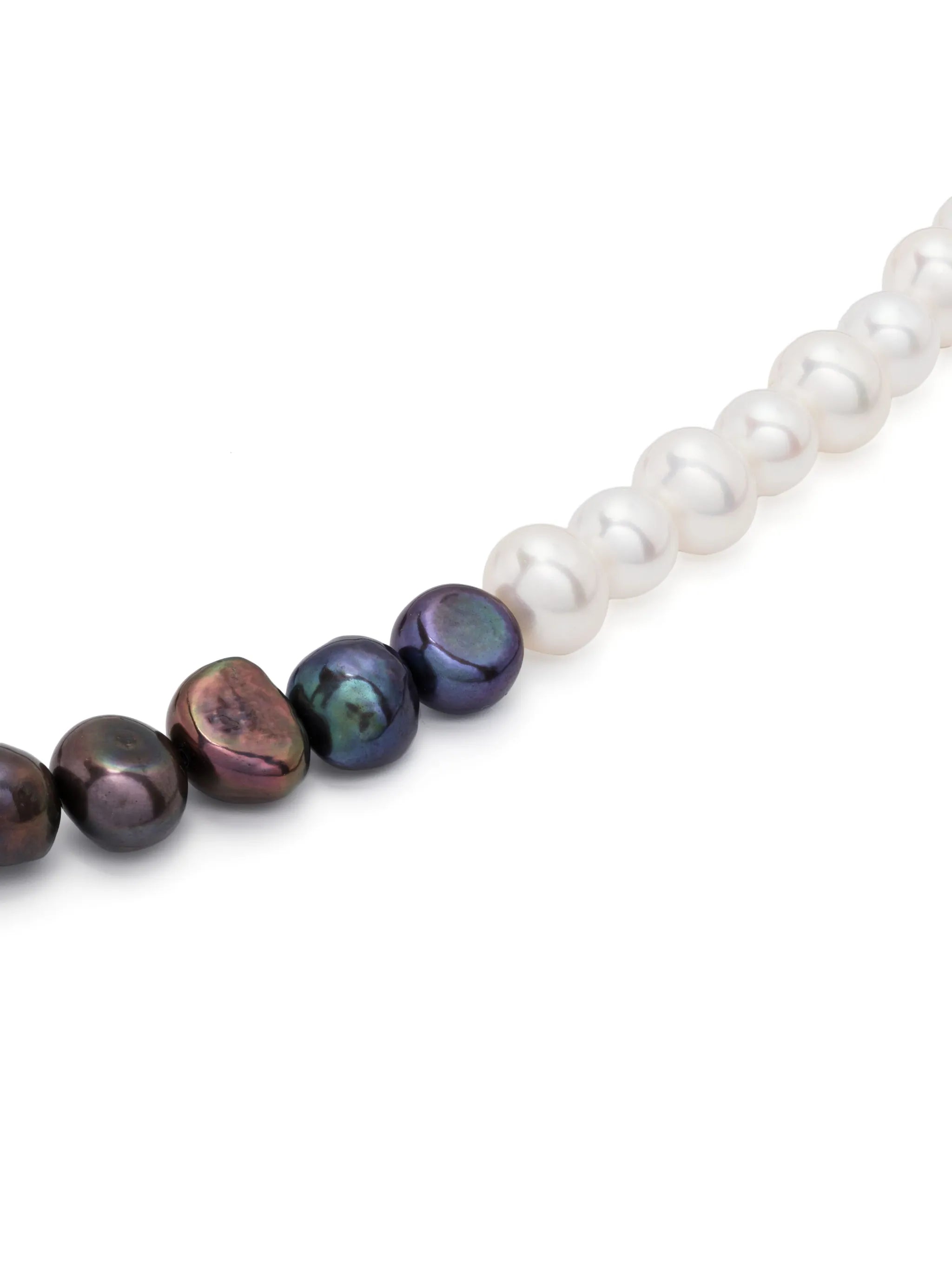 two-tone pearl bracelet