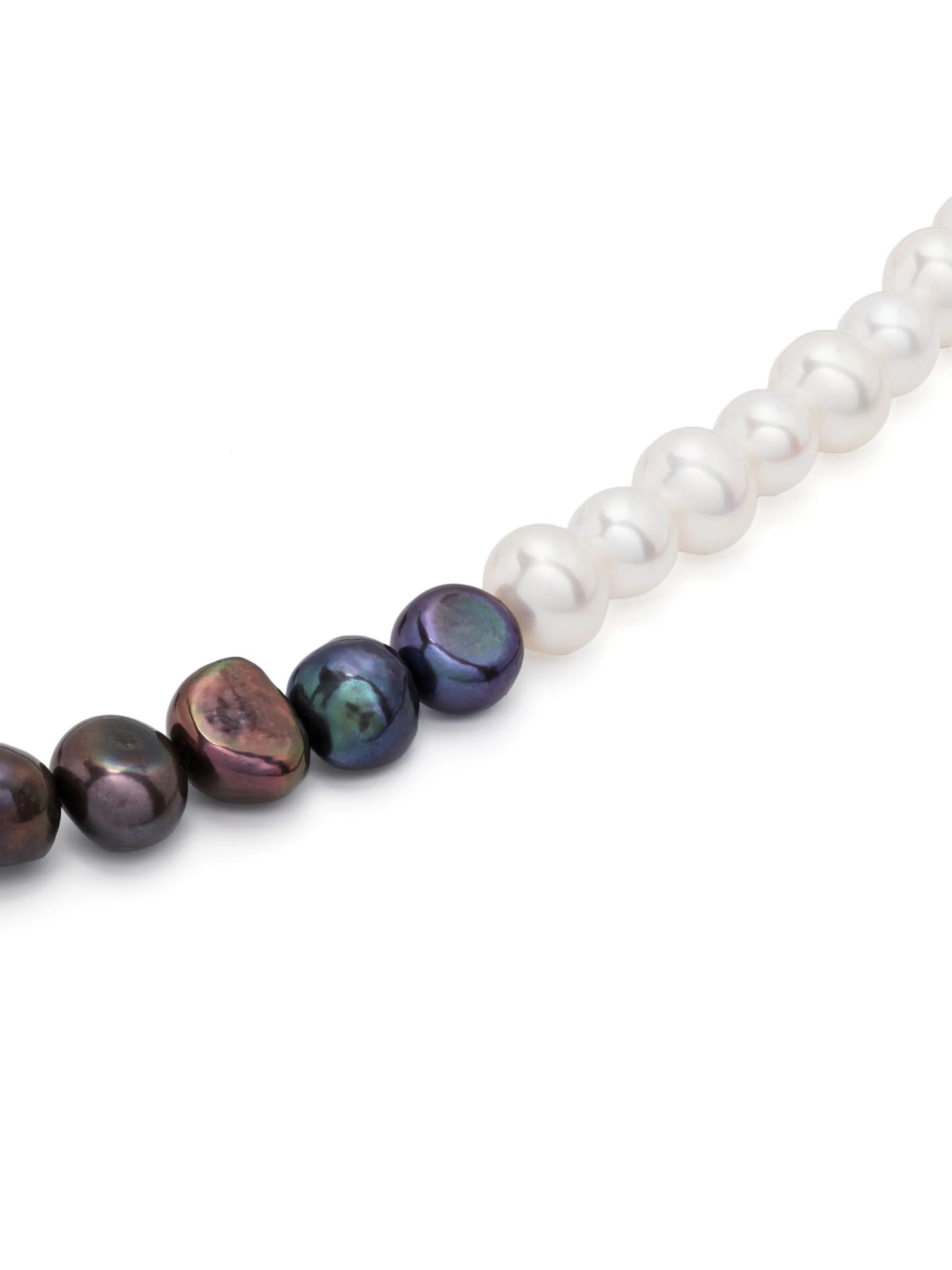 two-tone pearl bracelet