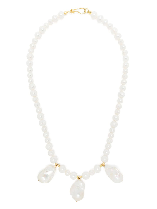 Fireball pearl necklace