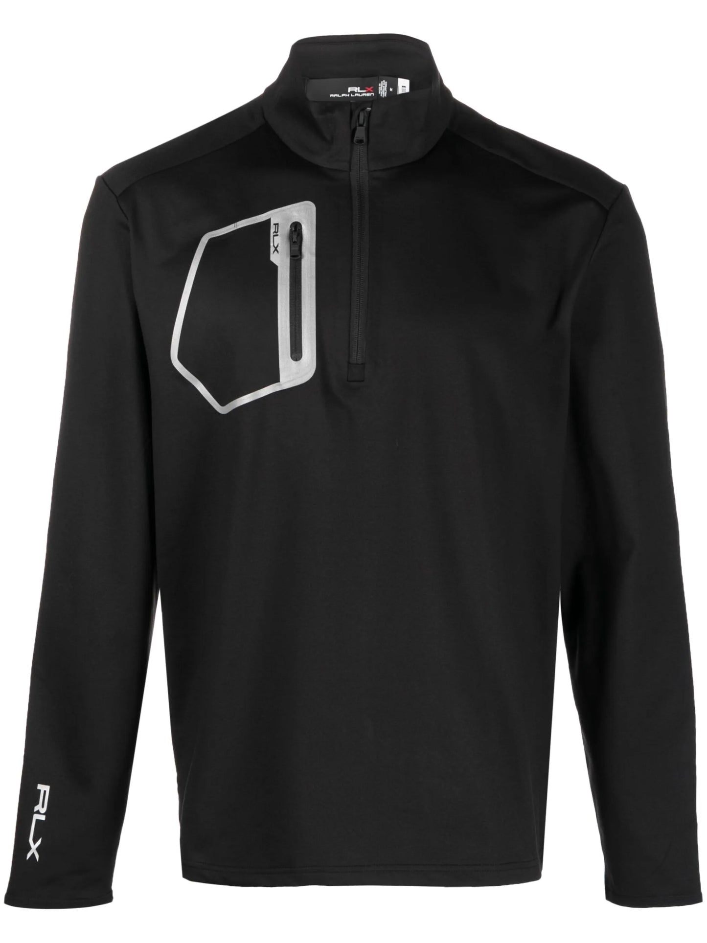long-sleeve zip-up golf top