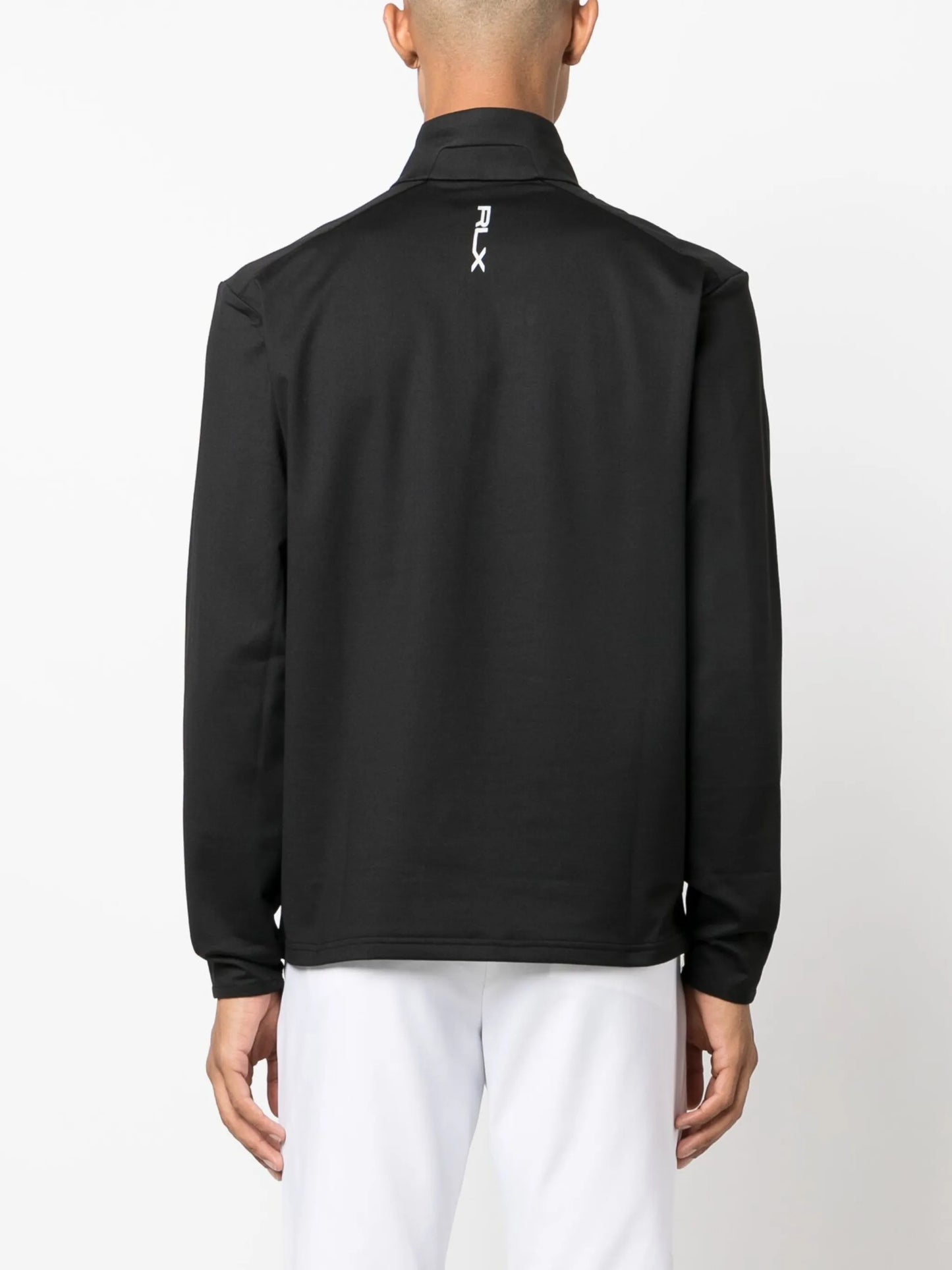 long-sleeve zip-up golf top