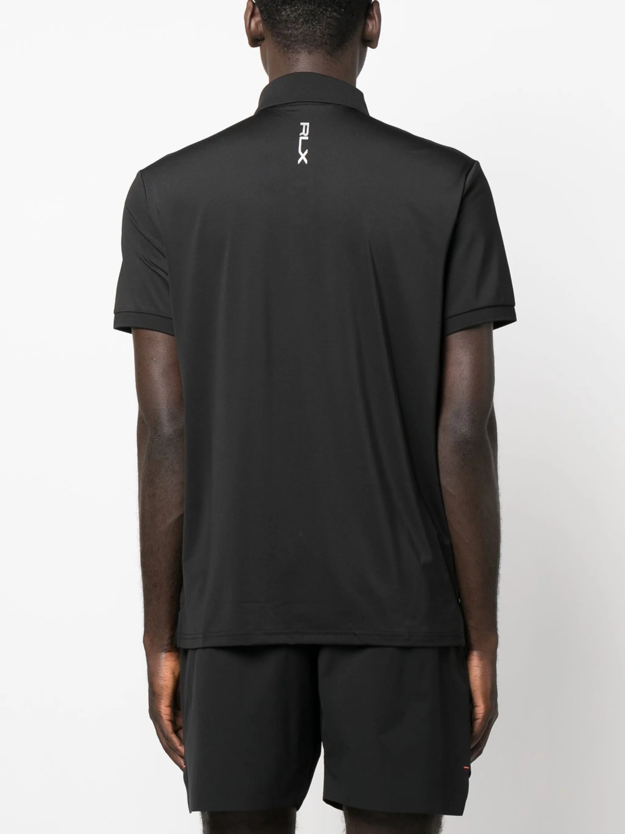 logo-embroidered short-sleeved polo shirt
