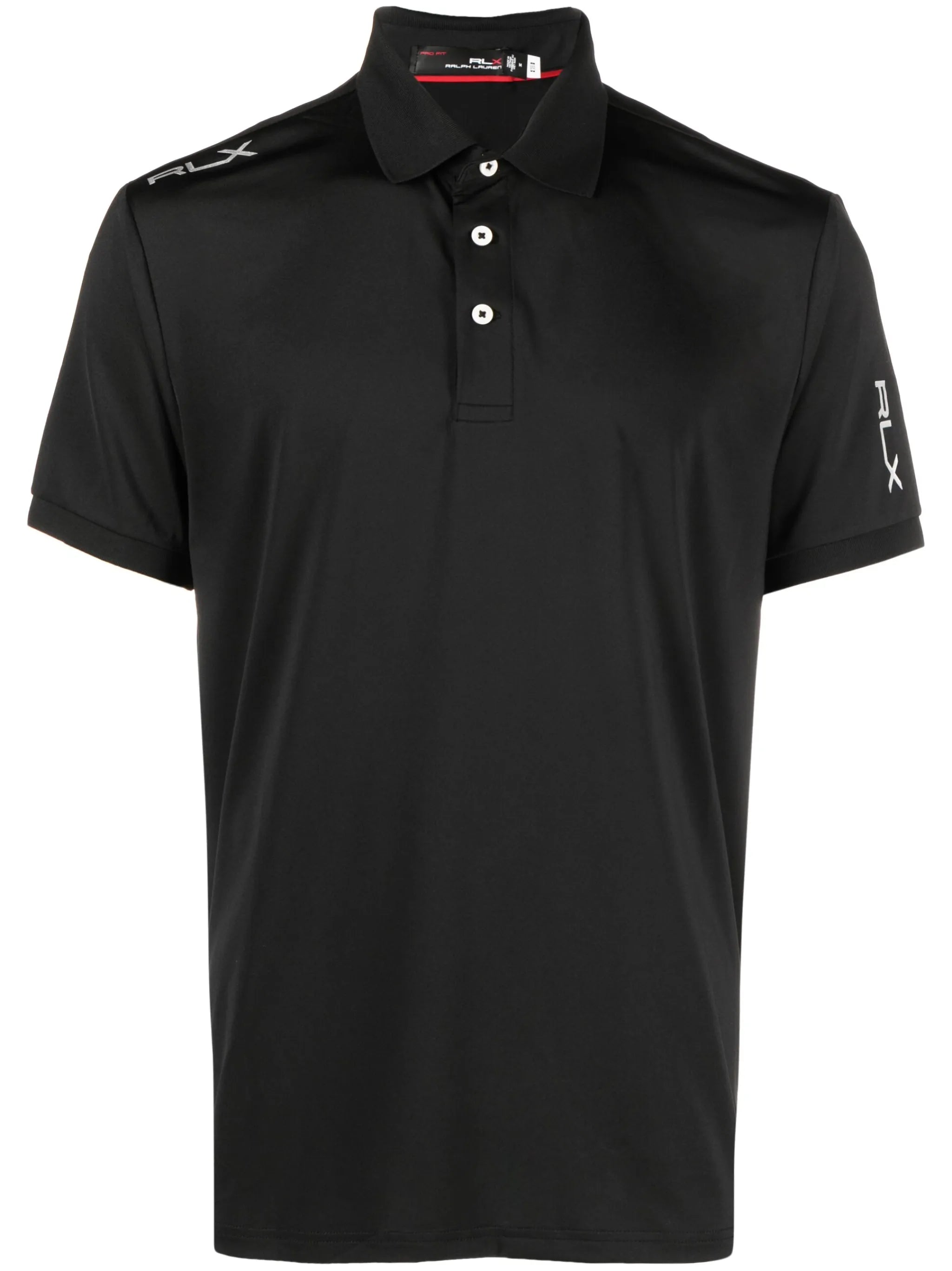 logo-embroidered short-sleeved polo shirt