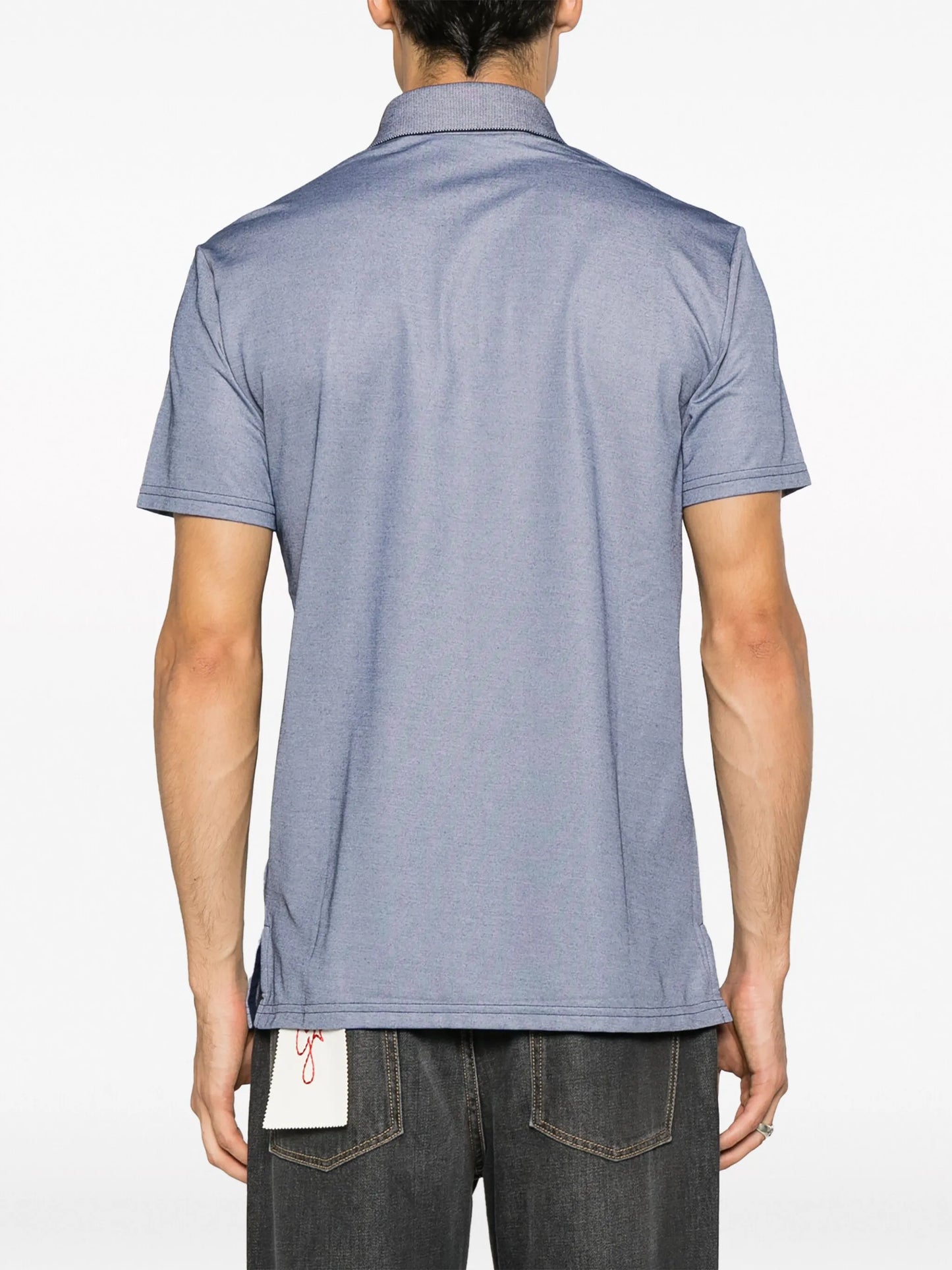 logo-embroidered short-sleeve polo shirt