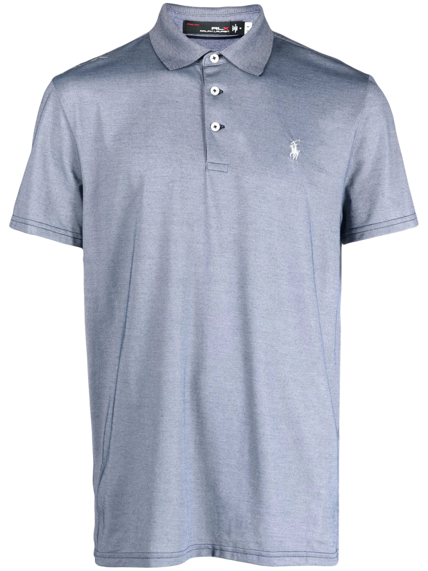 logo-embroidered short-sleeve polo shirt