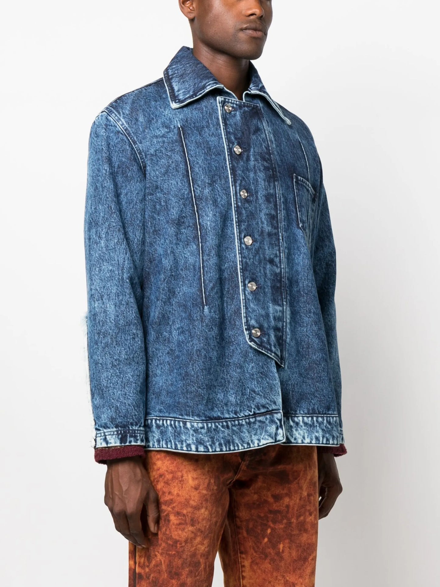 stonewashed denim shirt
