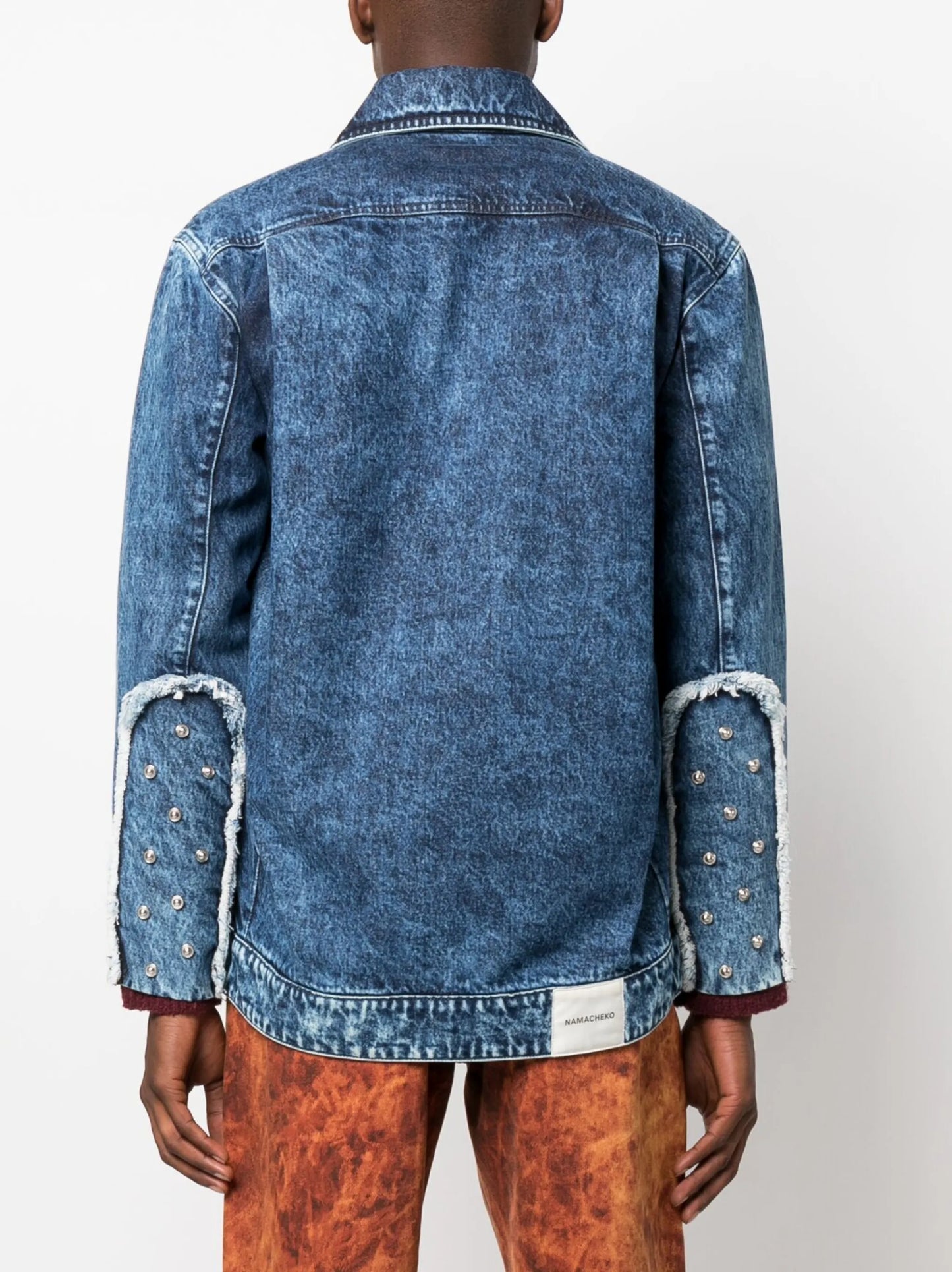 stonewashed denim shirt