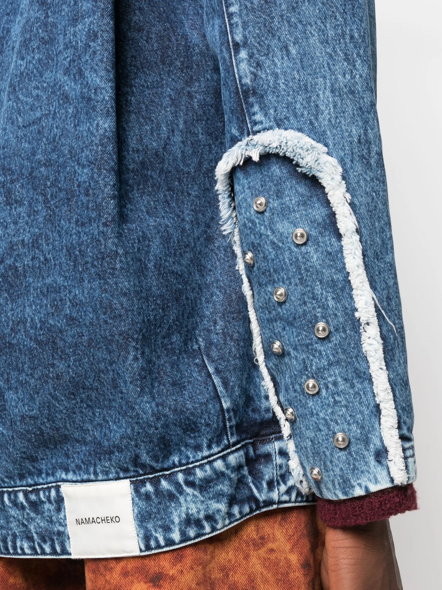 stonewashed denim shirt