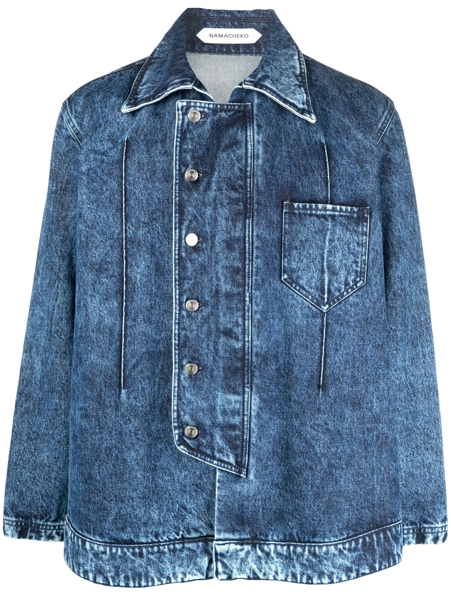 stonewashed denim shirt