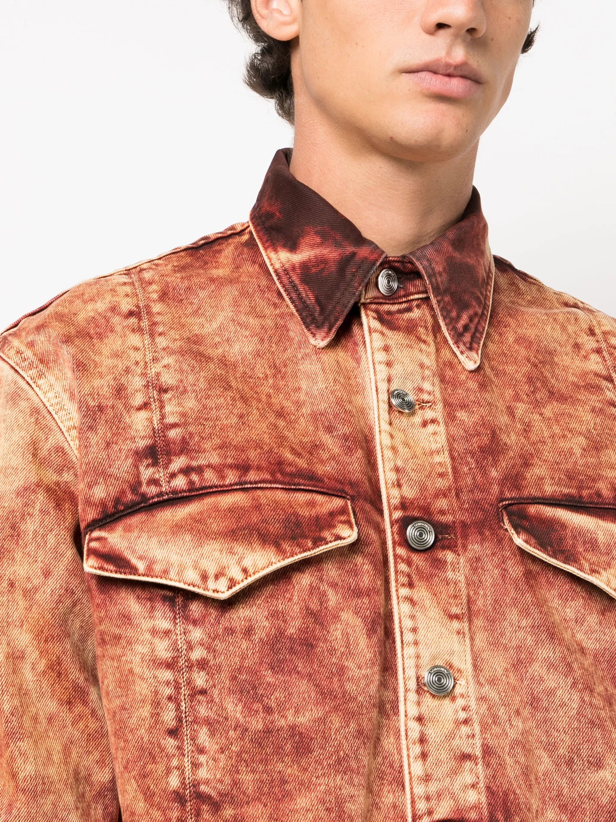 Nama Crinet denim shirt
