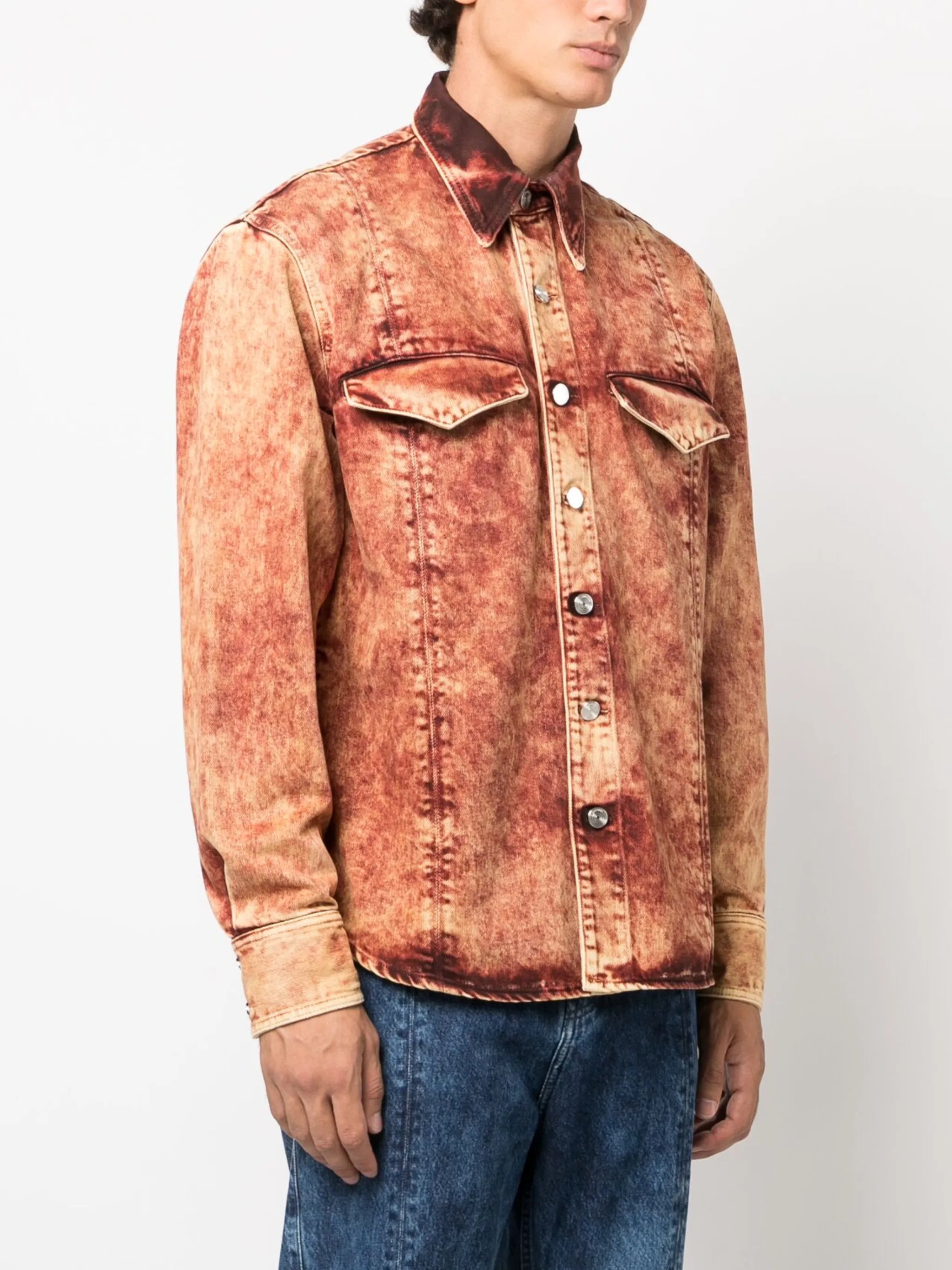 Nama Crinet denim shirt