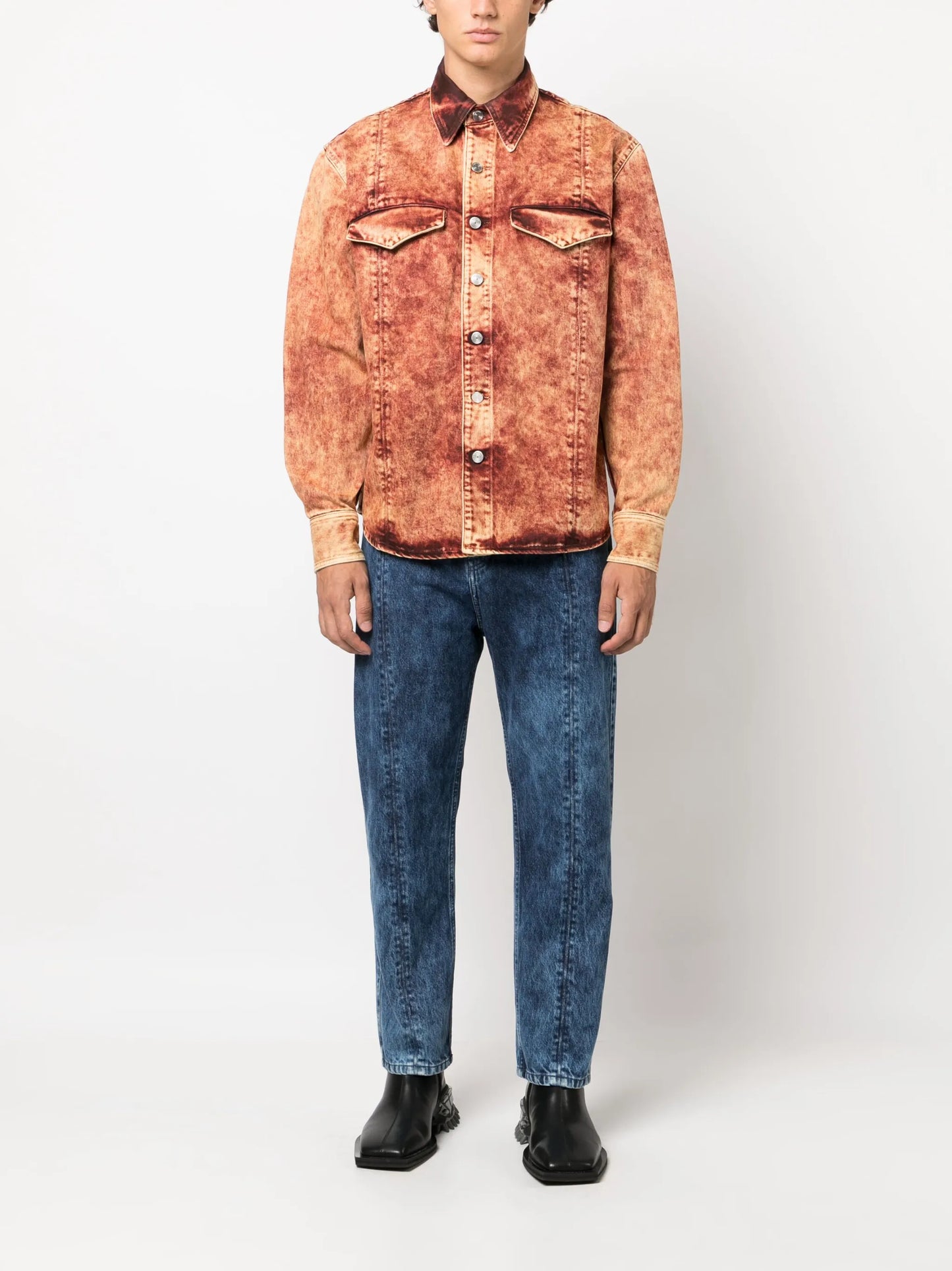 Nama Crinet denim shirt