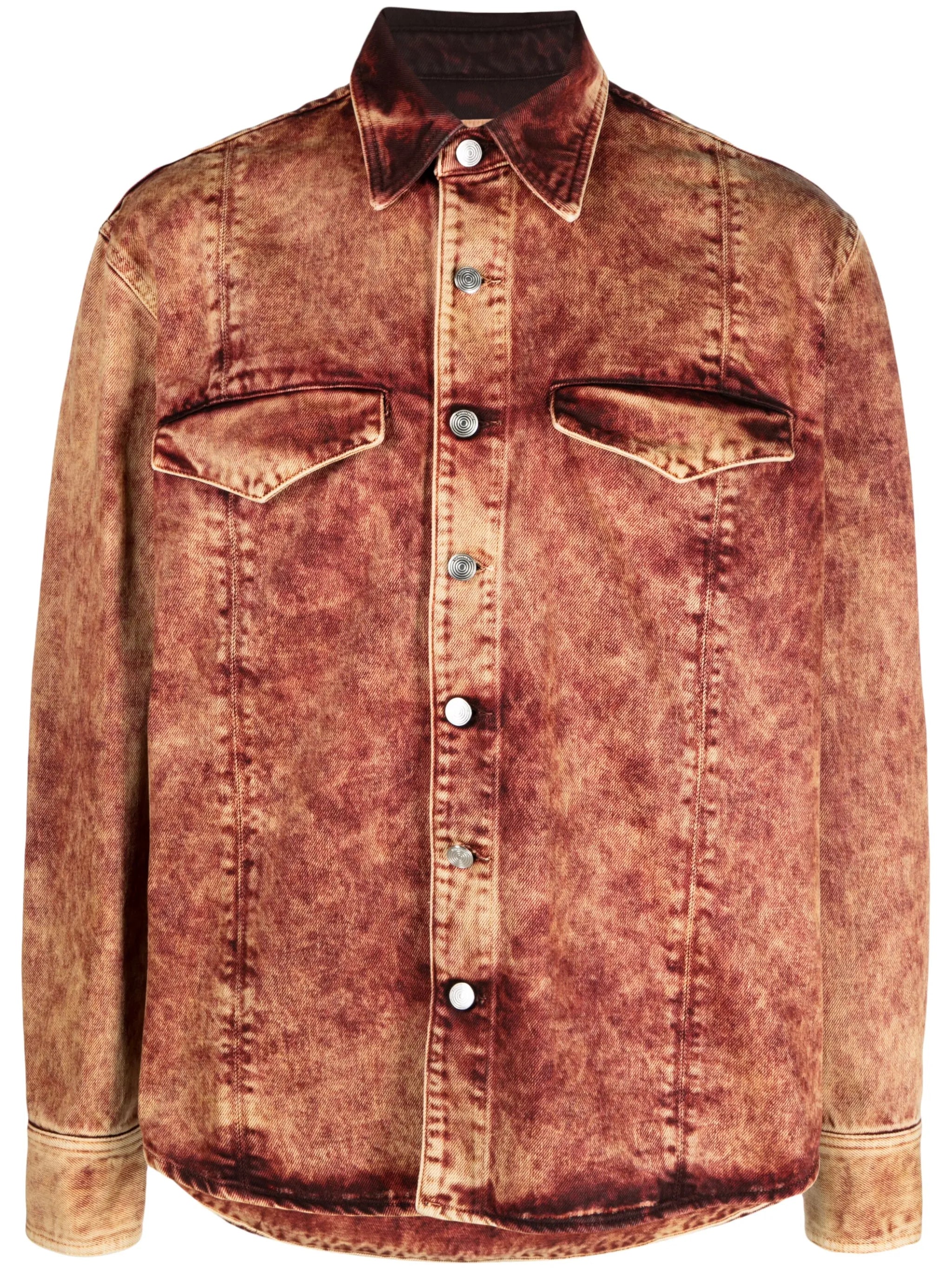 Nama Crinet denim shirt