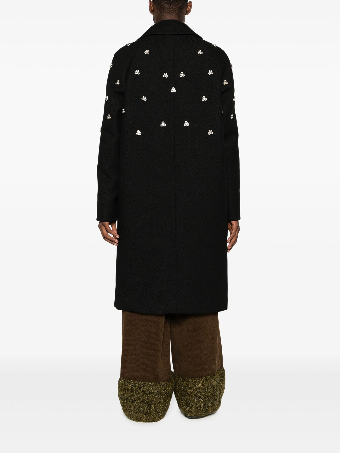 Verdun rivet-embellished midi coat